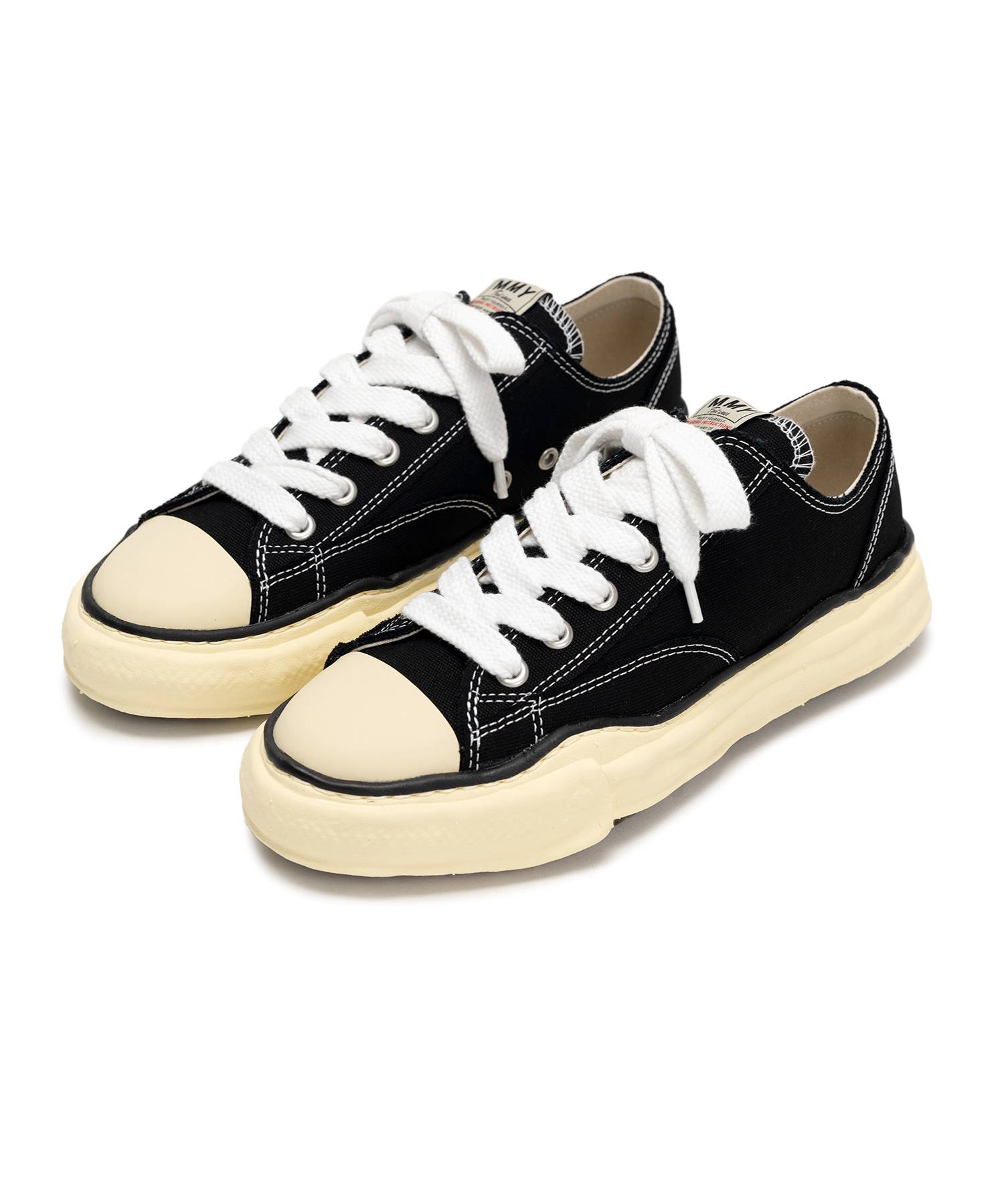 MIHARA YASUHIRO・Yasuhiro Mihara -  PETERSON LOW CANVAS ORIGINAL SOLE / BLACK