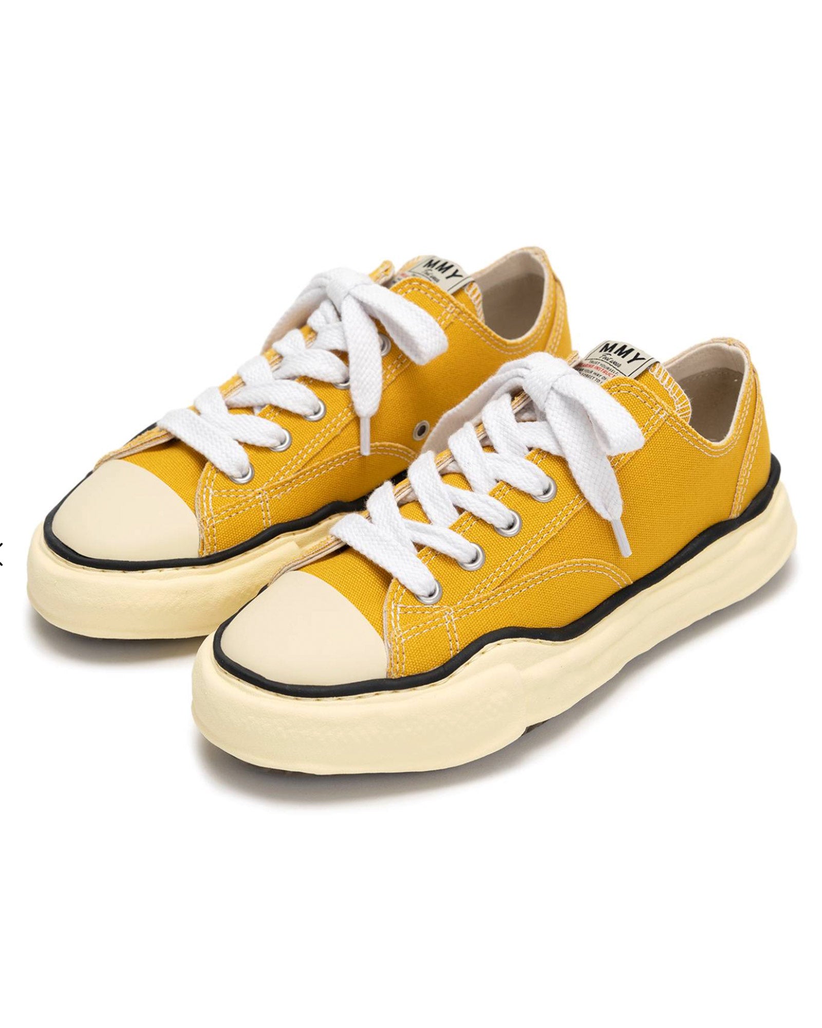 MIHARA YASUHIRO・Yasuhiro Mihara -  PETERSON LOW CANVAS ORIGINAL SOLE / YELLOW