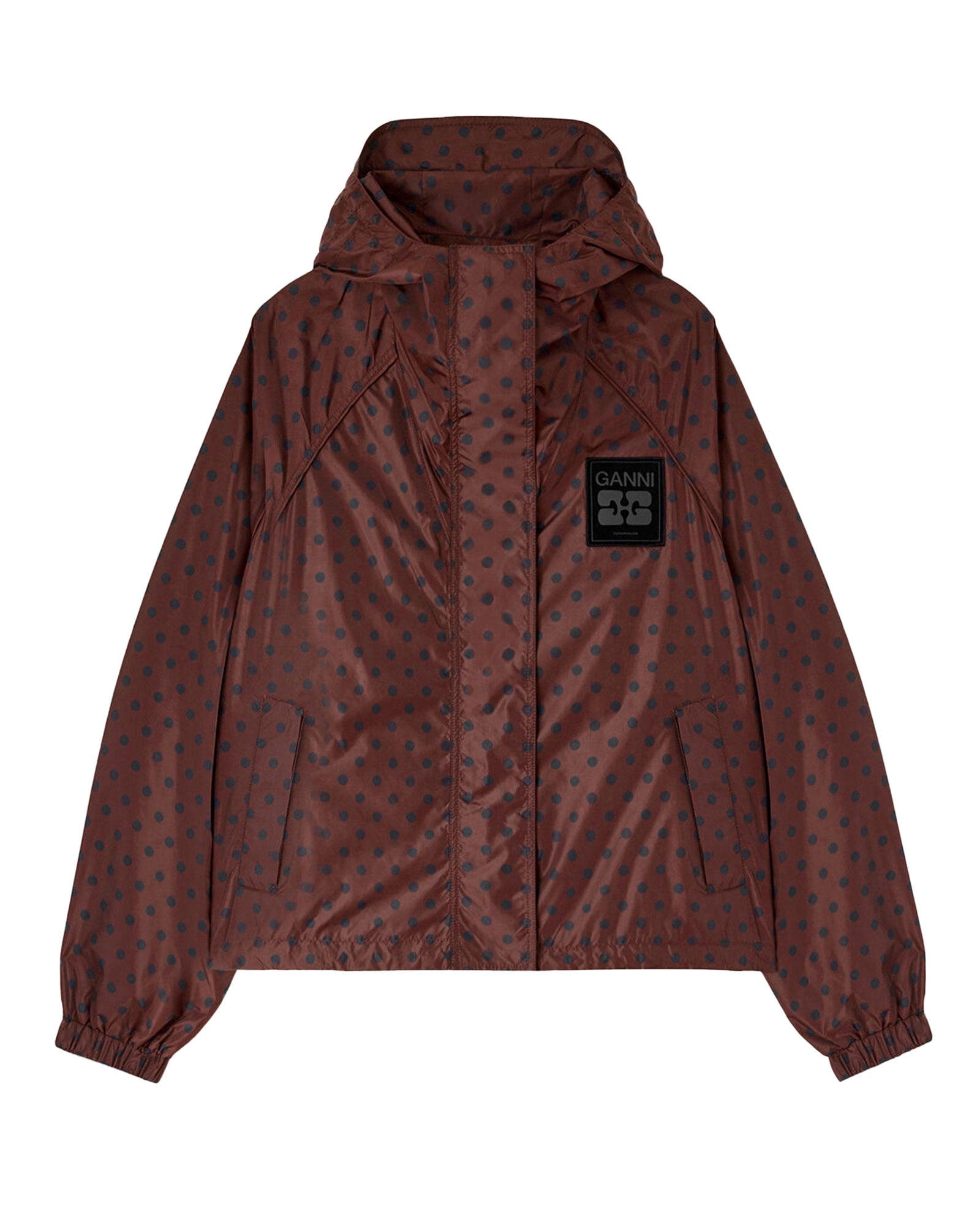 PRINTED FLYWEIGHT NYLON JACKET / CHICORYCOF
