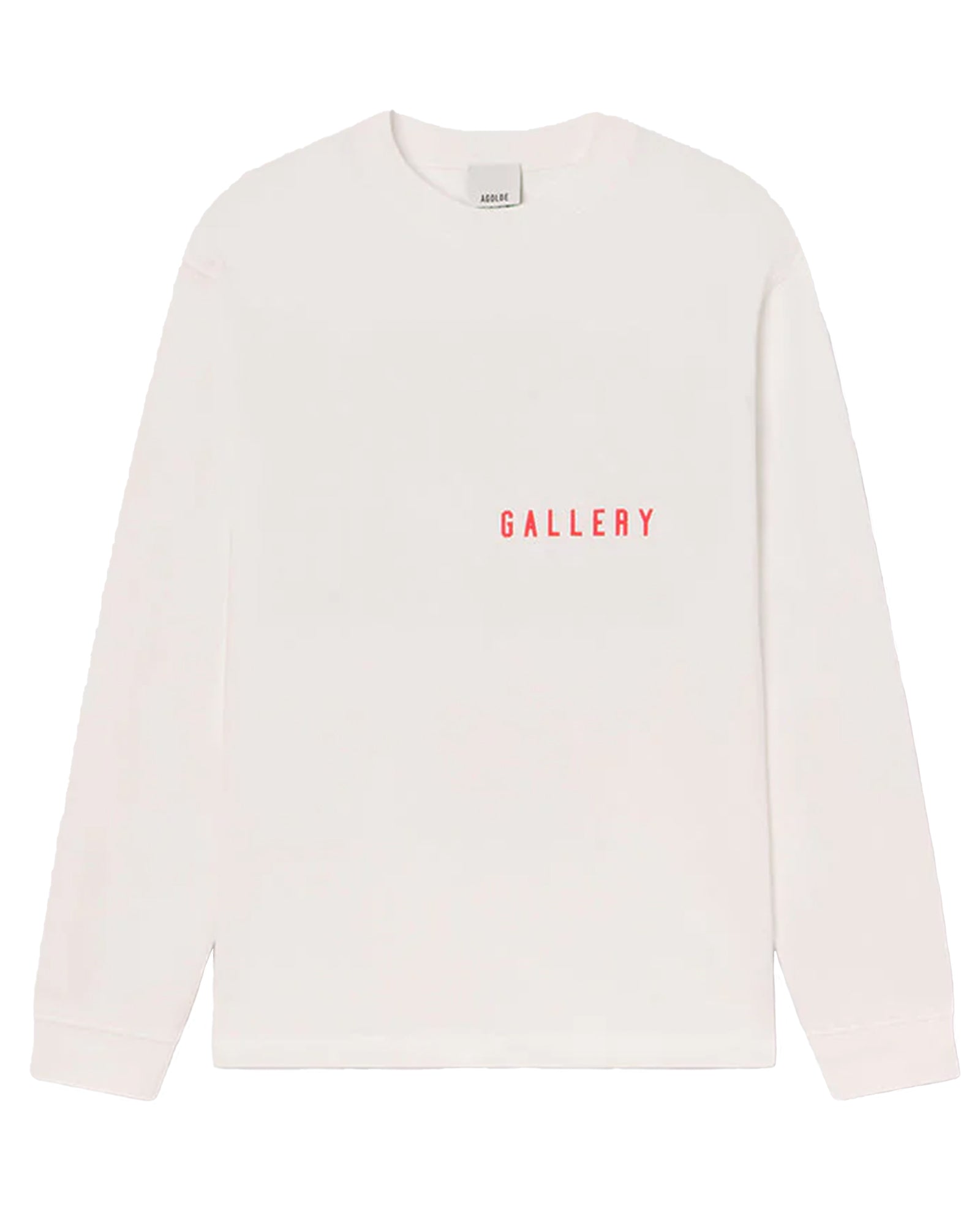 AGOLDE LONG SLEEVE MOCK NECK / WHITE