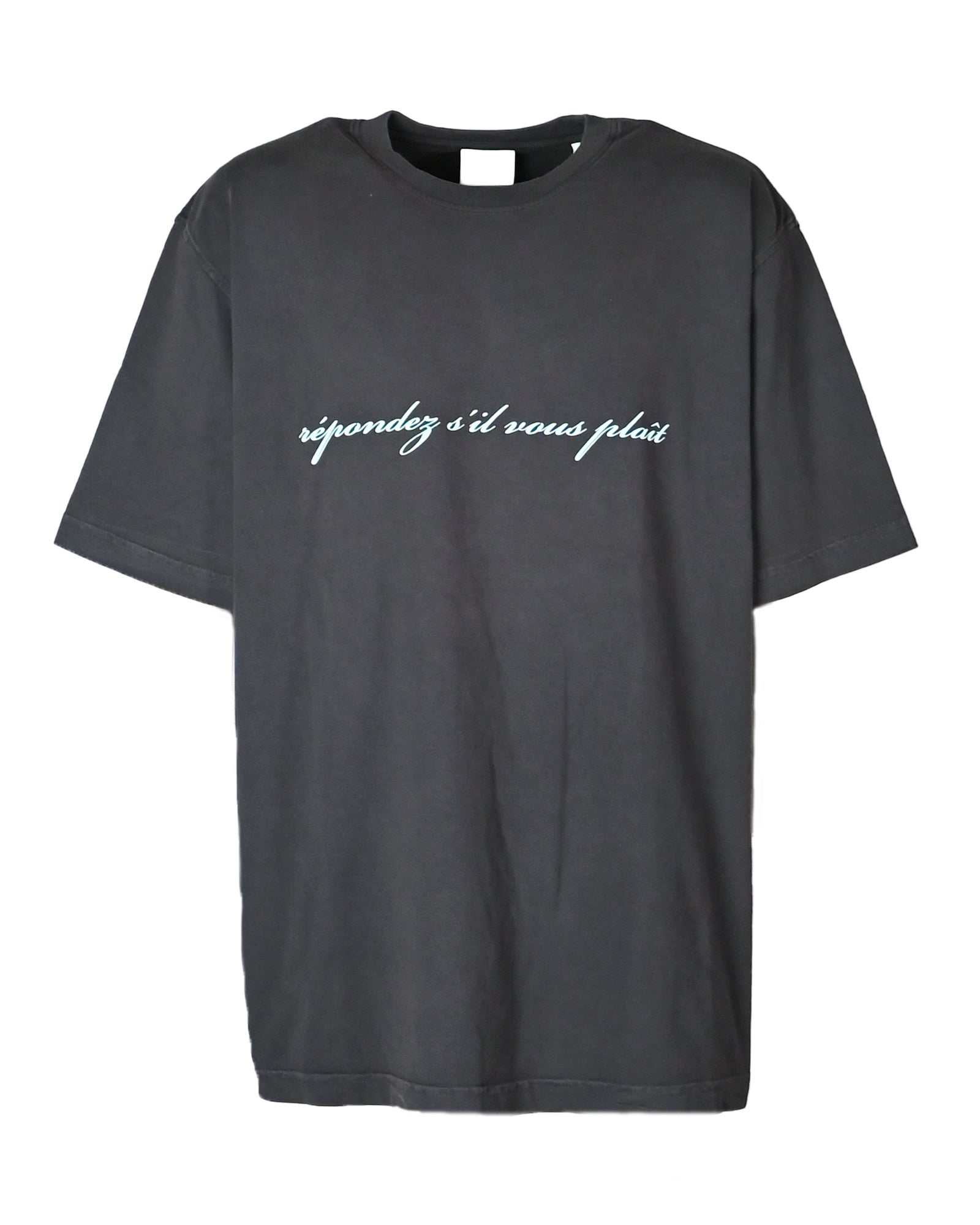AGOLDE SHORT SLEEVE MOCK NECK / BLACK