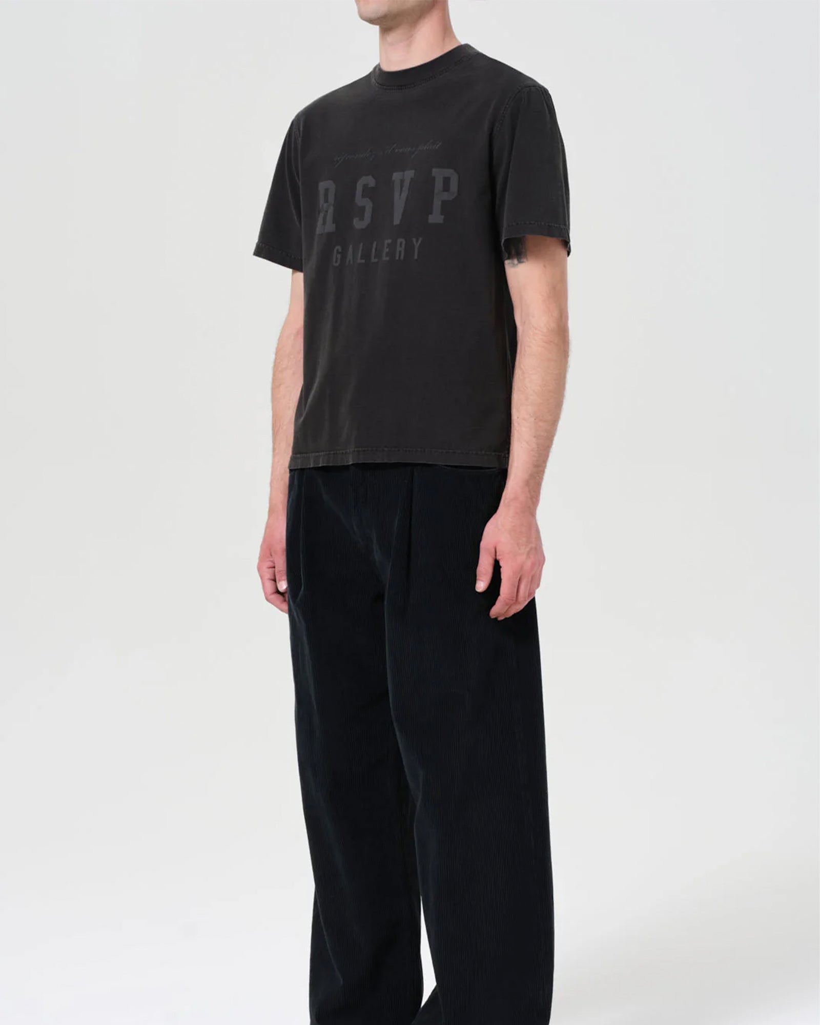 RSVP・アールエスブイピー - Tシャツ・カットソー AGOLDE SHORT SLEEVE MOCK NECK  / BLACK