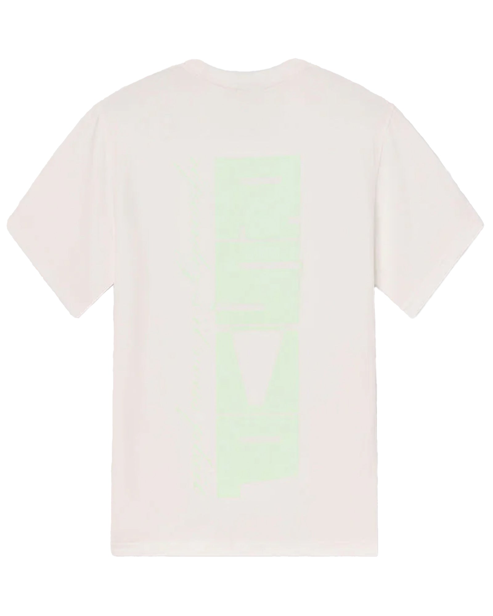 RSVP・アールエスブイピー - Tシャツ・カットソー GLO SHORT SLEEVE MOCK NECK STACKED TEXT / WHITE