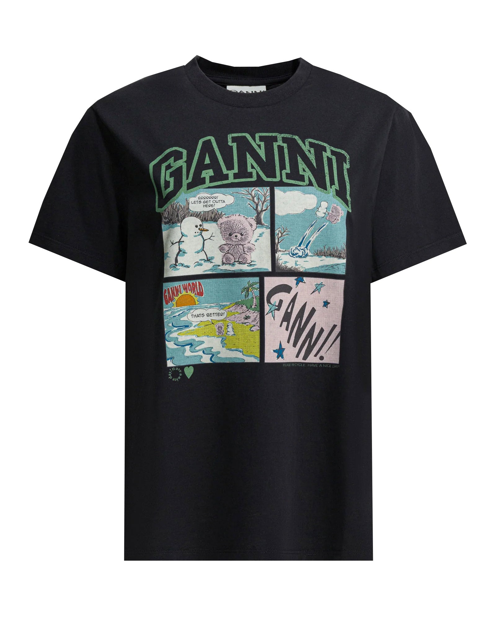 BASIC COTTON JERSEY BEAR COMIC TEDDY