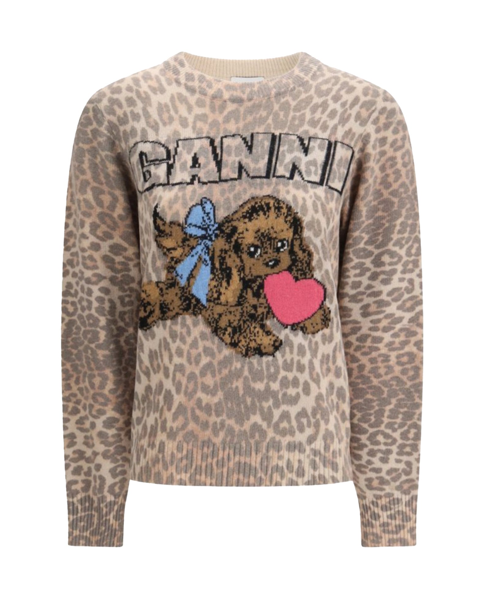 GRAPHIC WOOL SWEATER PUPPY