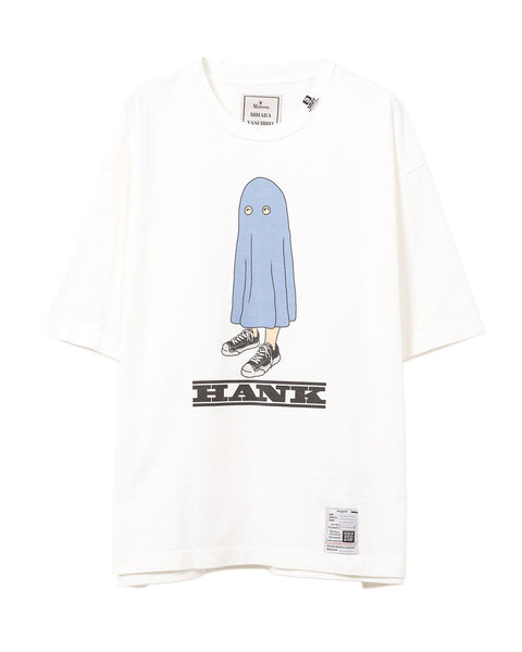MIHARA YASUHIRO (ミハラヤスヒロ) HHANK PRINTED TEE / WHITE