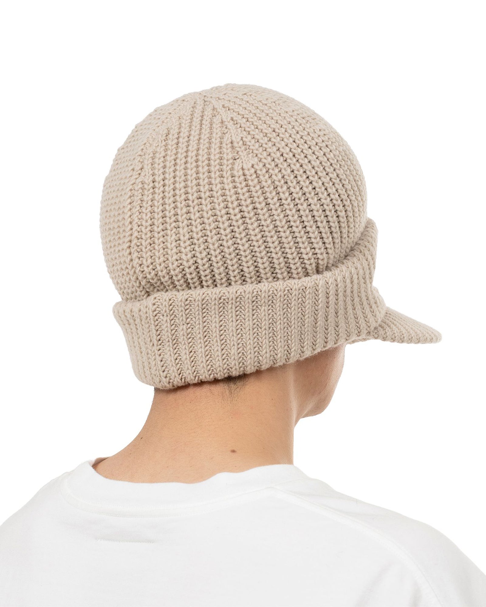 MIHARA YASUHIRO・ミハラヤスヒロ - キャップ MASKED VISOR KNIT CAP / BLACK