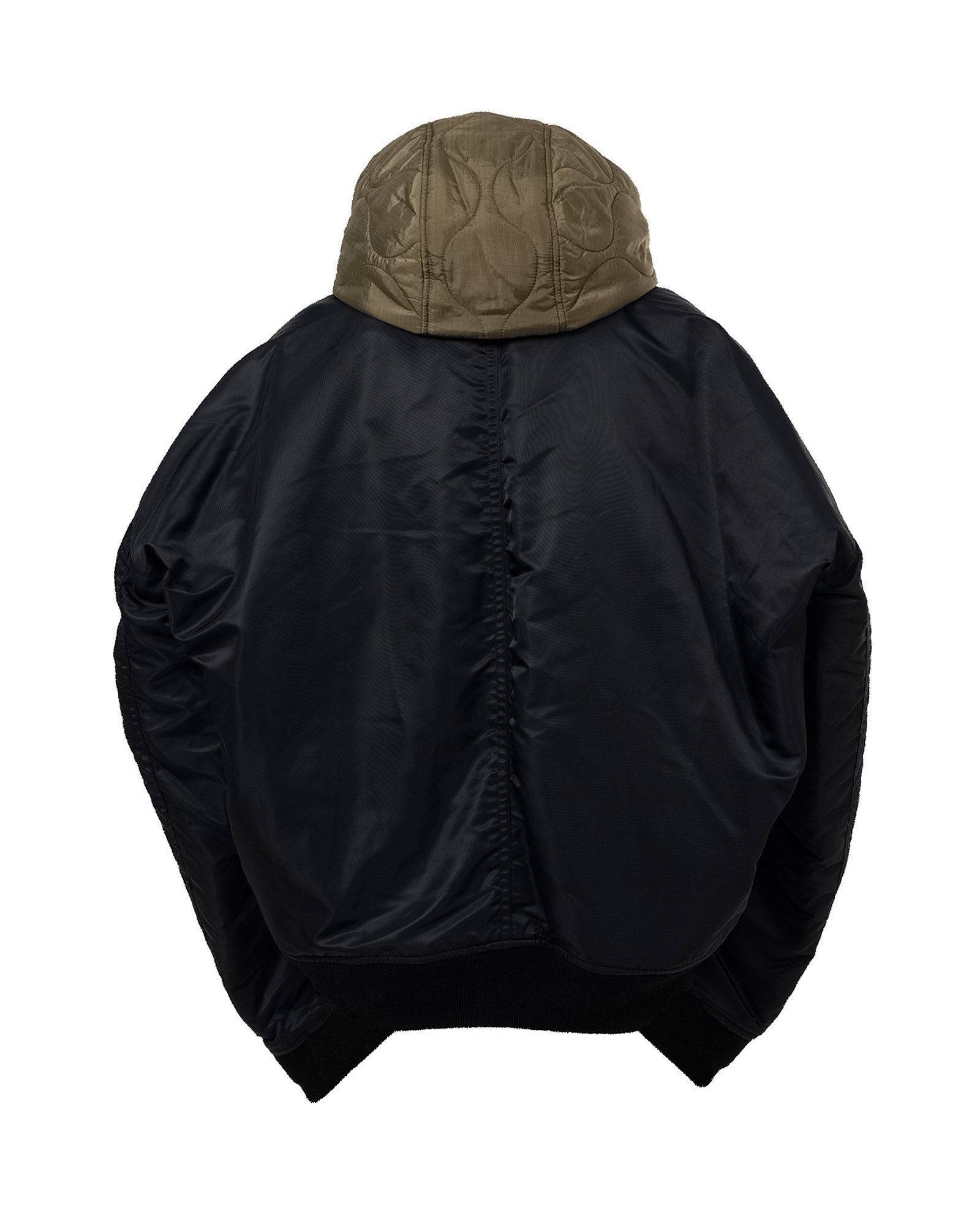 MIHARA YASUHIRO・Yasuhiro Mihara -  HOODED BOMBER JACKET / BLACK