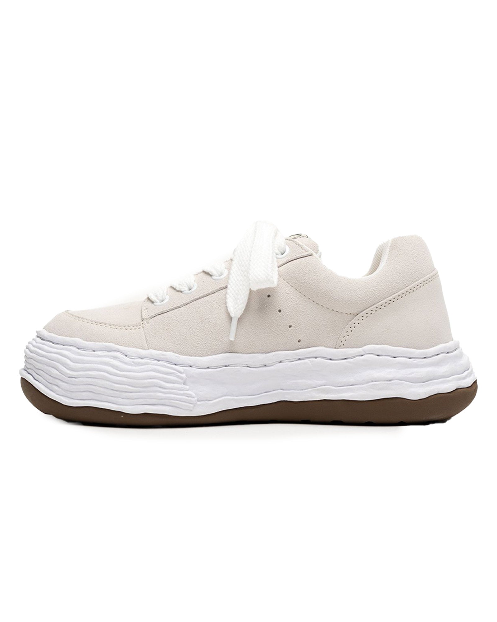 MIHARA YASUHIRO・ミハラヤスヒロ - ローカットスニーカー OLIVER LOW / SUEDE / WHITE