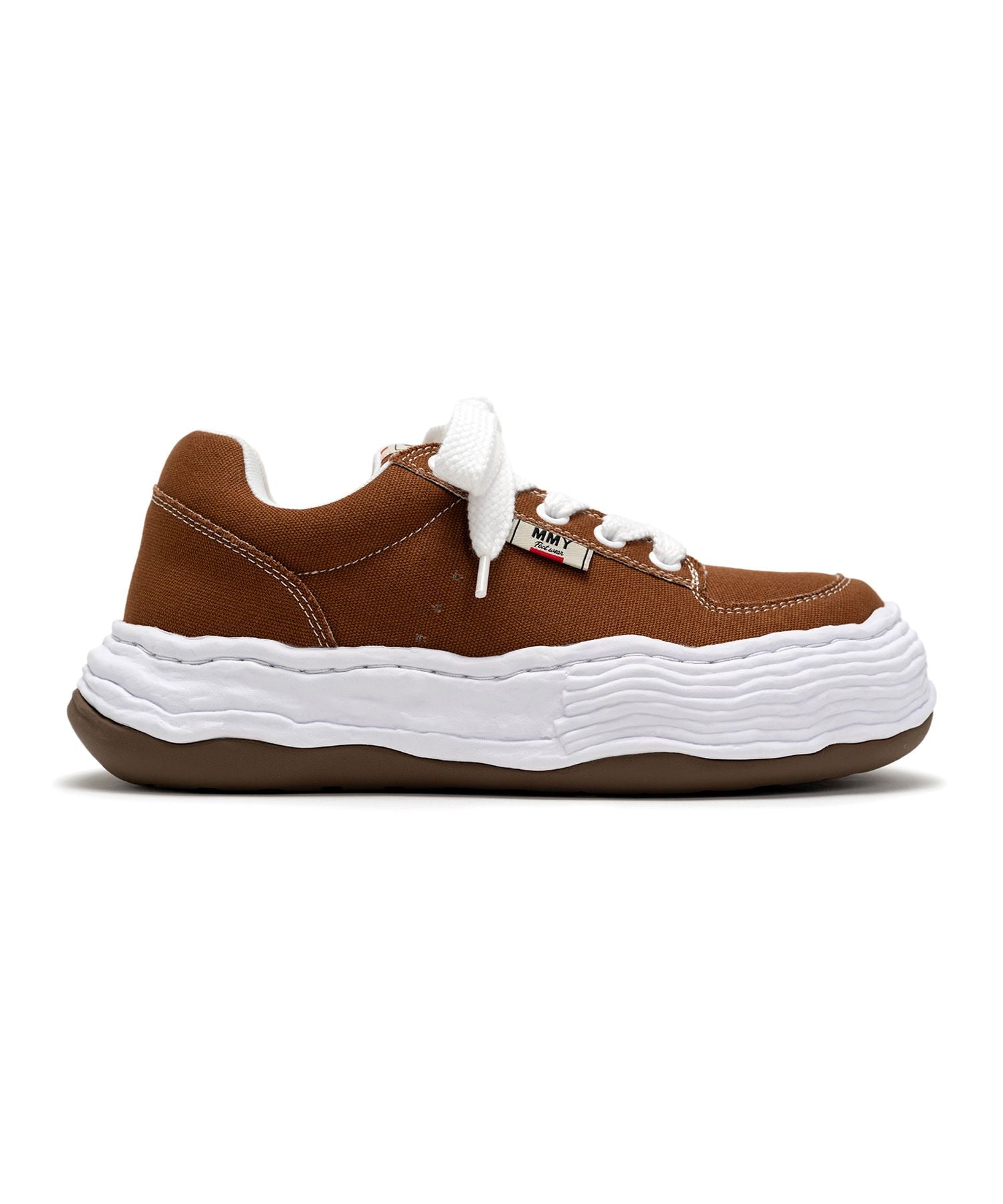 OLIVER ORIGINAL SOLE CANVAS LOW-TOP SNEAKER / BROWN