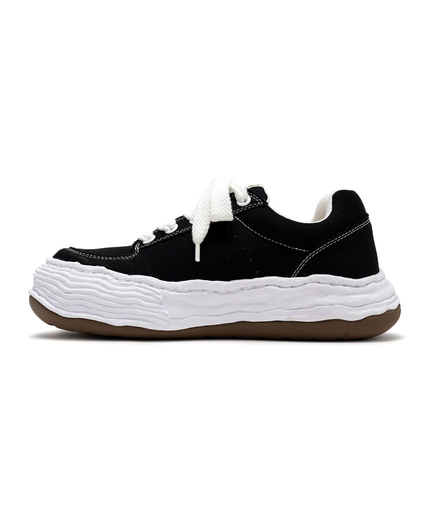 MIHARA YASUHIRO・ミハラヤスヒロ - ローカットスニーカー OLIVER ORIGINAL SOLE CANVAS LOW-TOP SNEAKER / BLACK