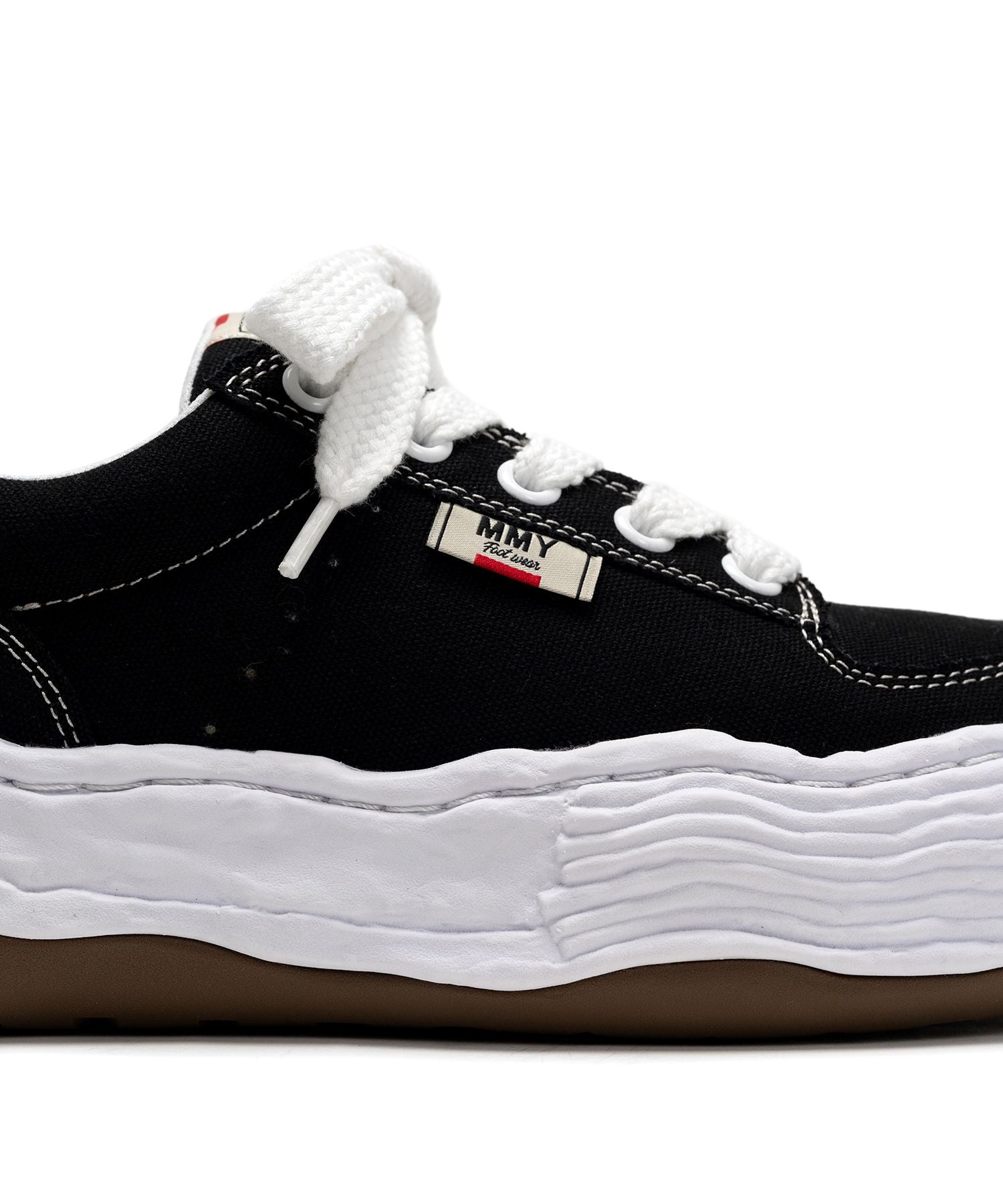 MIHARA YASUHIRO・ミハラヤスヒロ - ローカットスニーカー OLIVER ORIGINAL SOLE CANVAS LOW-TOP SNEAKER / BLACK