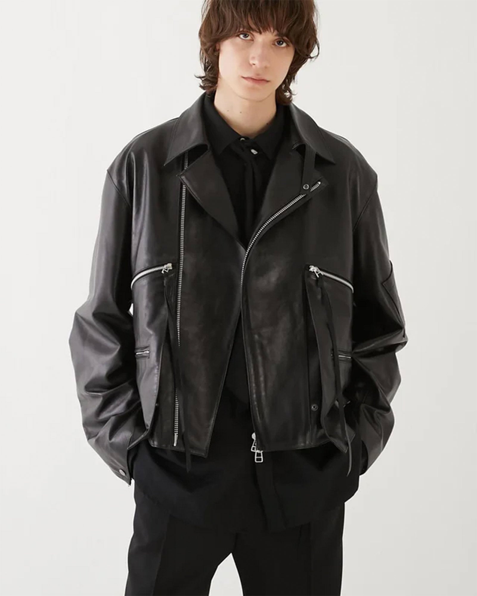 Tamme・タム - レザージャケット LEATHER MK3 JACKET / BLACK