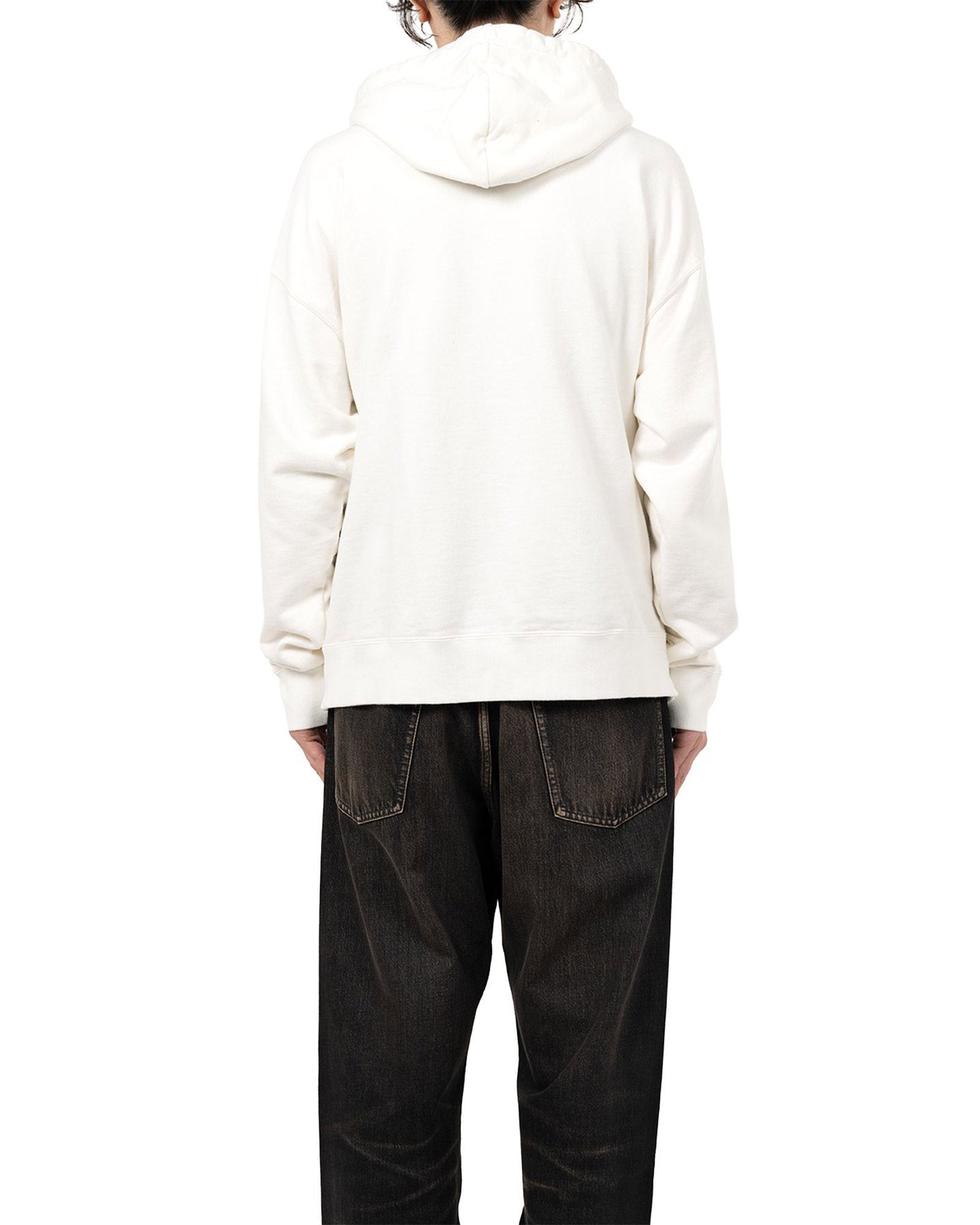 MIHARA YASUHIRO (ミハラヤスヒロ) SCOTT PRINTED HOODIE / WHITE