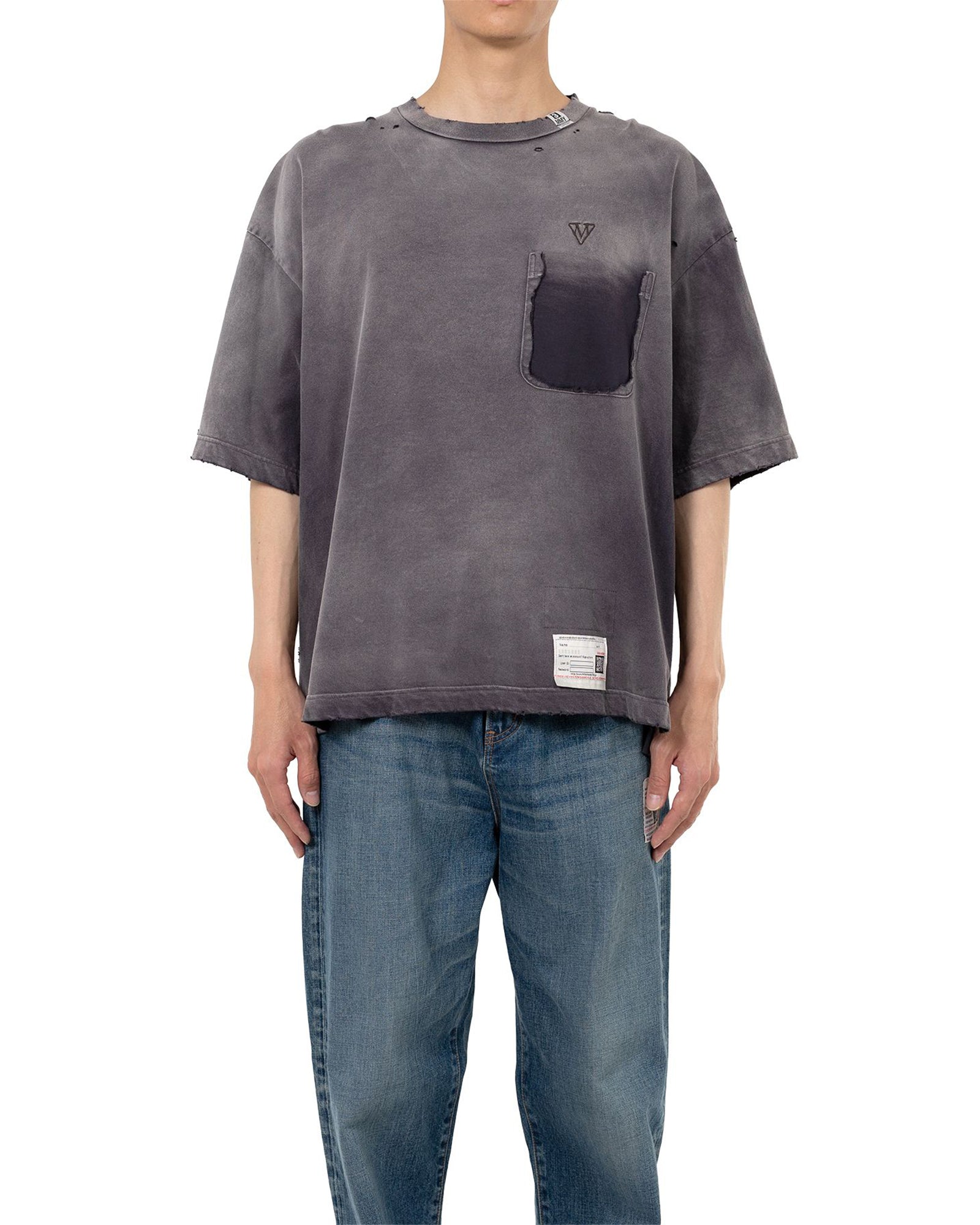 MIHARA YASUHIRO・Yasuhiro Mihara -  SUN FADED TEE / BLACK