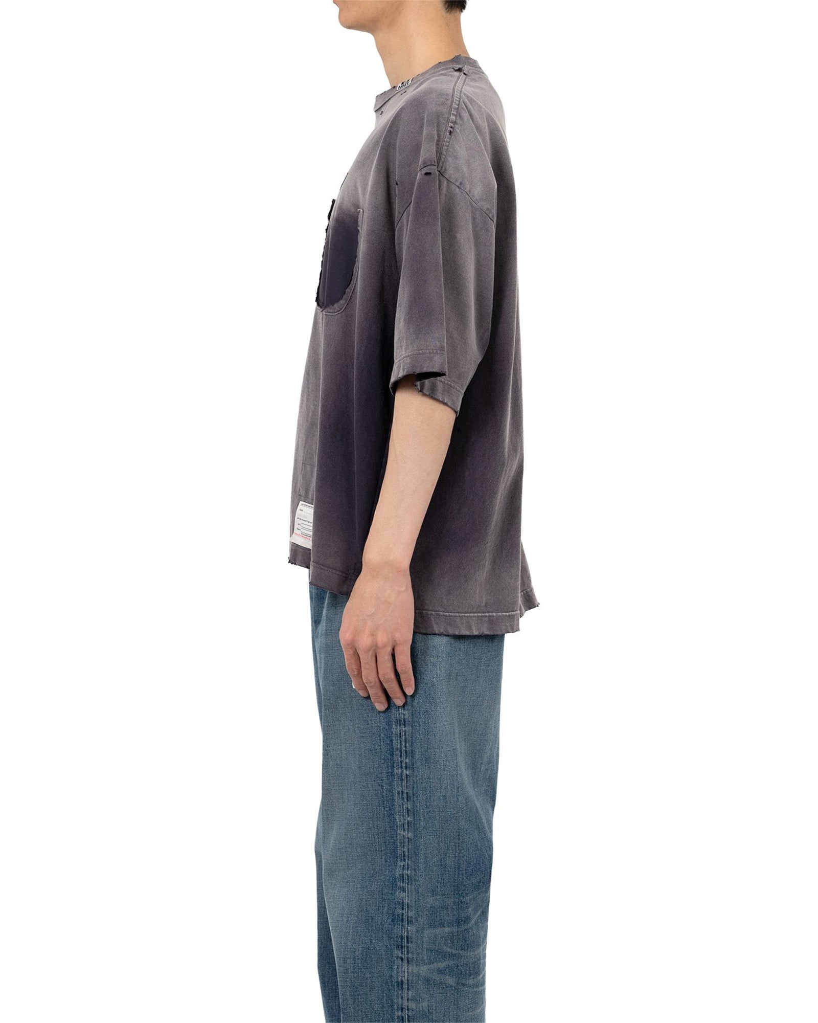 MIHARA YASUHIRO・Yasuhiro Mihara -  SUN FADED TEE / BLACK