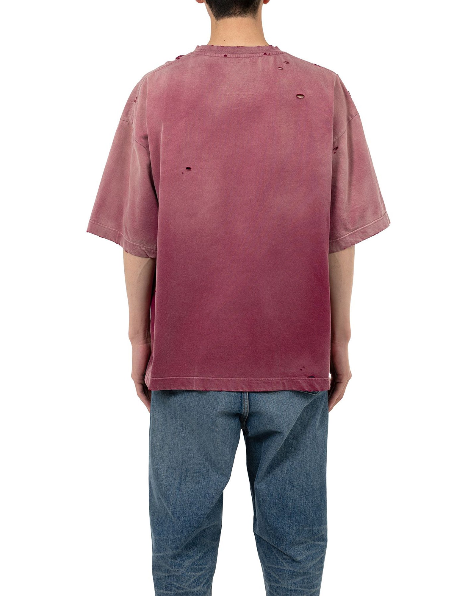 MIHARA YASUHIRO・Yasuhiro Mihara -  SUN FADED TEE / BORDEAUX
