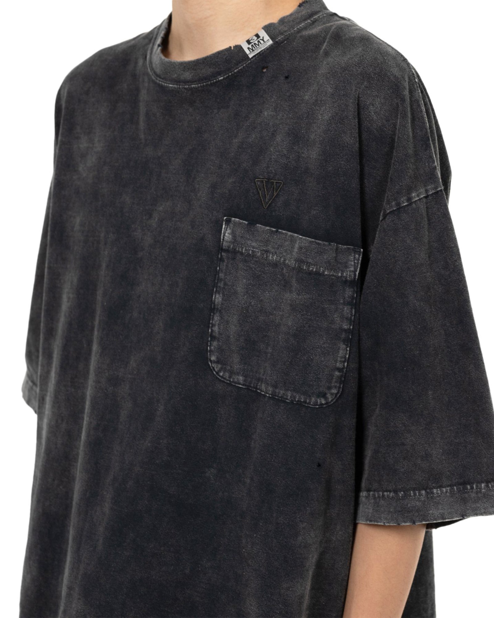 MIHARA YASUHIRO・ミハラヤスヒロ - Tシャツ・カットソー BLEACHED TEE / BLACK