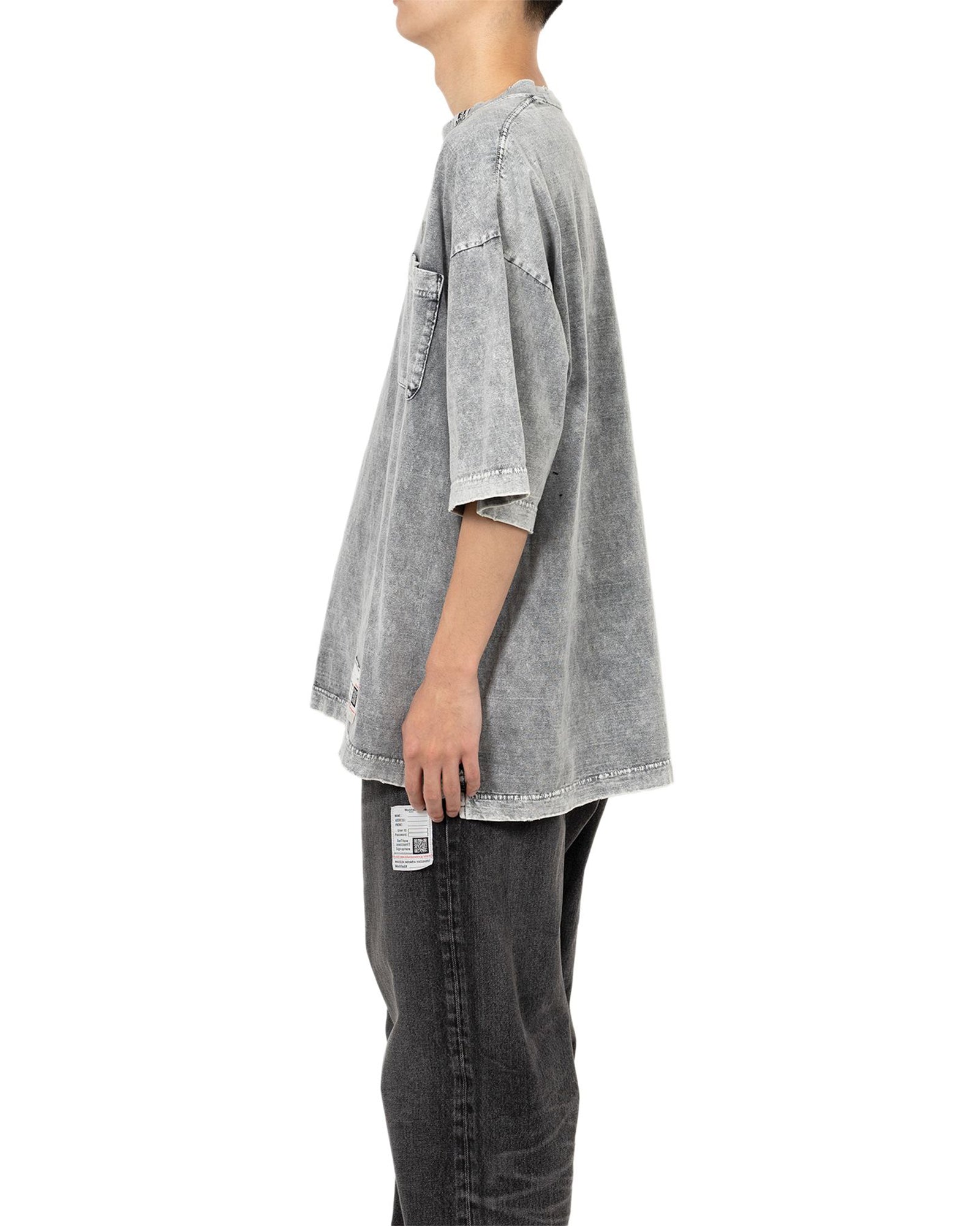 MIHARA YASUHIRO・ミハラヤスヒロ - Tシャツ・カットソー BLEACHED TEE / GRAY