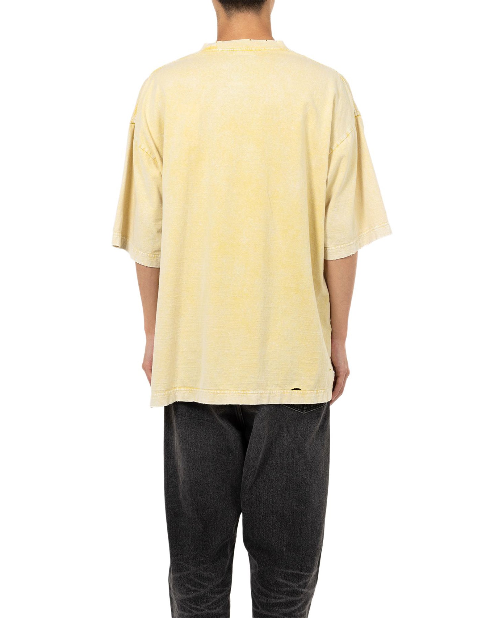 MIHARA YASUHIRO・ミハラヤスヒロ - Tシャツ・カットソー BLEACHED TEE / YELLOW