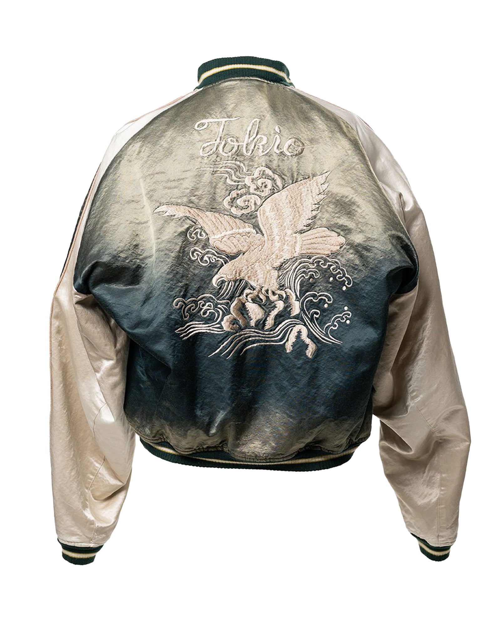 MIHARA YASUHIRO・ミハラヤスヒロ - ジャケット COMBINED MA-1×SUKAJAN / BLACK