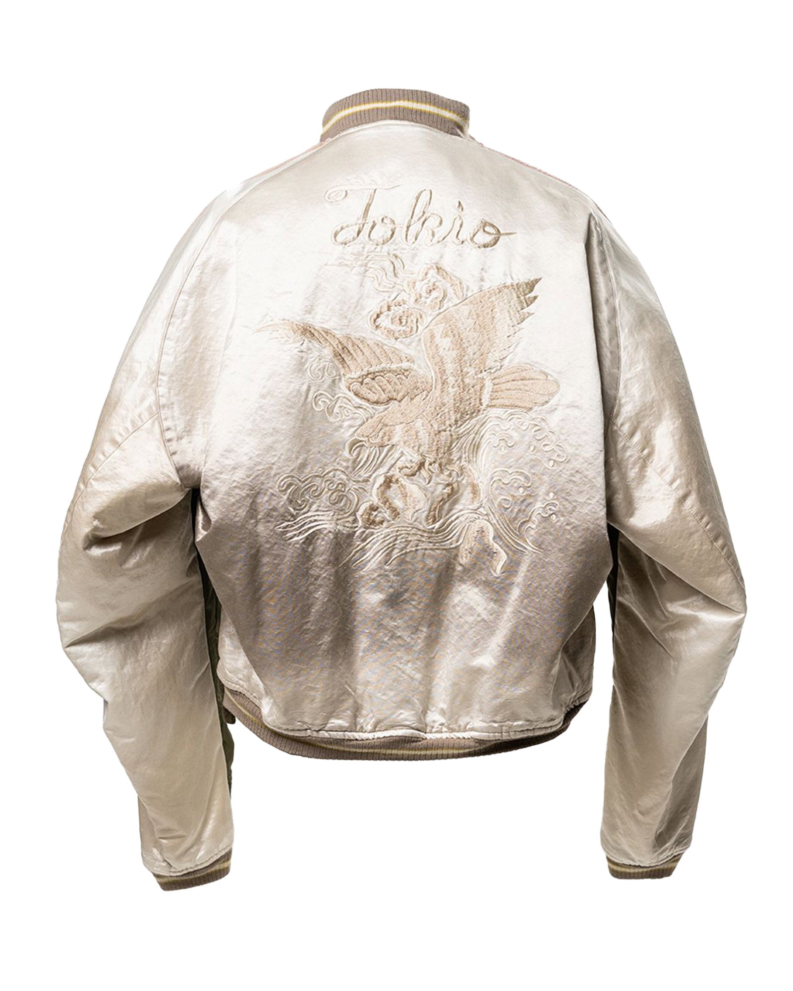 MIHARA YASUHIRO・ミハラヤスヒロ - ジャケット COMBINED MA-1×SUKAJAN / KHAKI