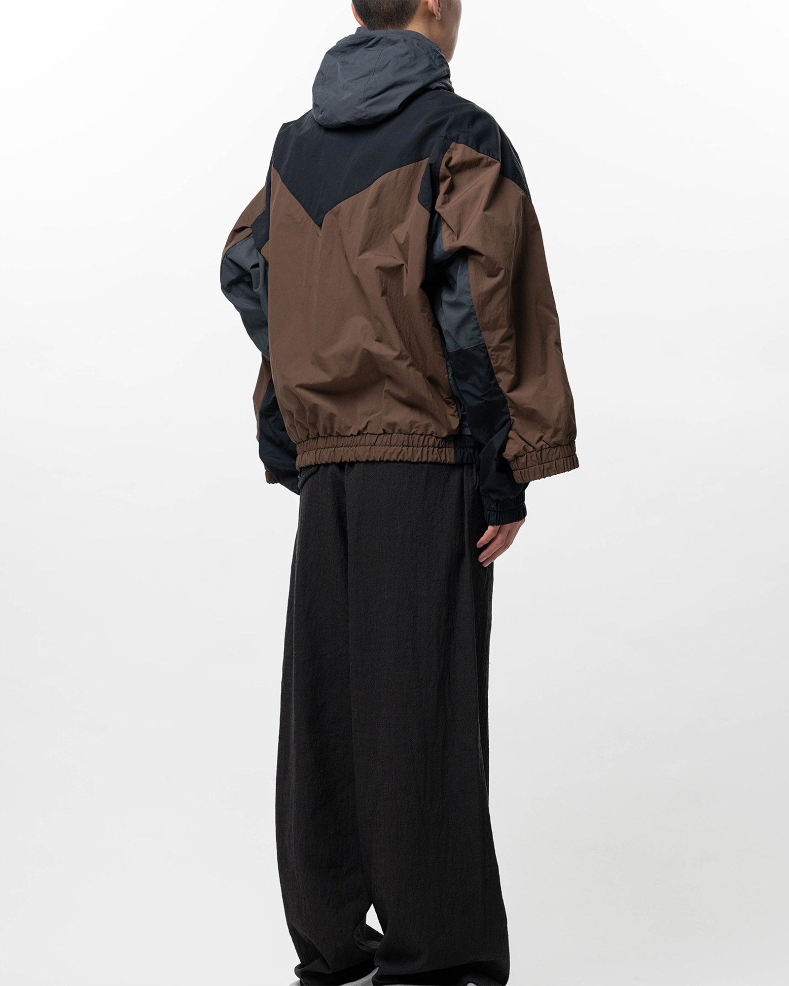 MIHARA YASUHIRO(ミハラヤスヒロ) 26SS W SLEEVE NYLON JK / BLACK