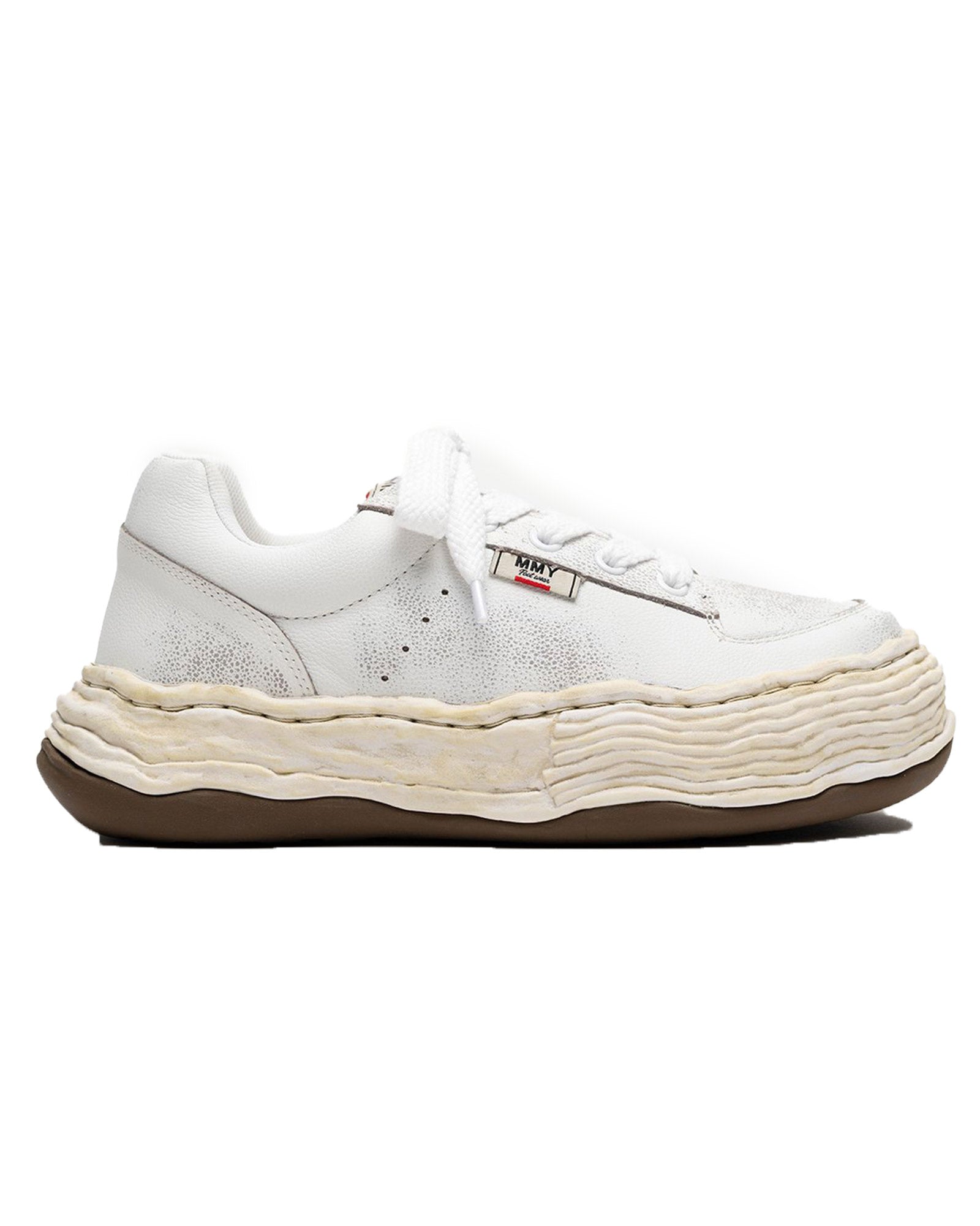 OLIVER SHRINK LEATHER / WHITE