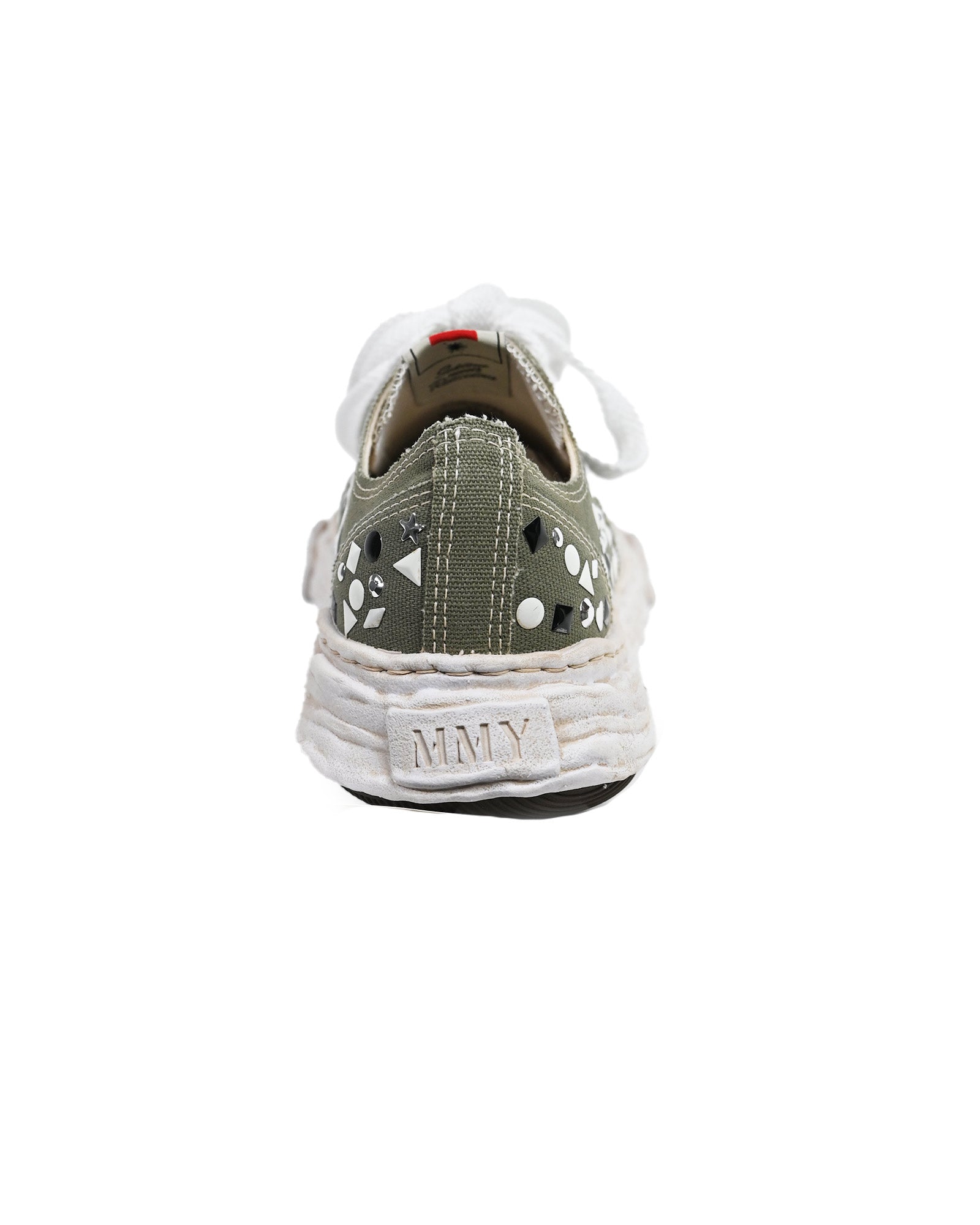 MIHARA YASUHIRO・Yasuhiro Mihara -  PETERSON23 / ORIGINAL SOLE EMBELLISHED CANVAS LOW-TOP SNEAKER / GREEN