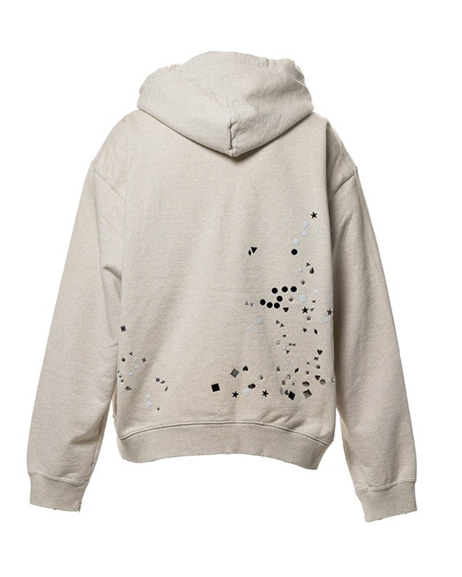 MIHARA YASUHIRO・Yasuhiro Mihara -  "EMBELLISHED STICKER PARKA" / WHITE