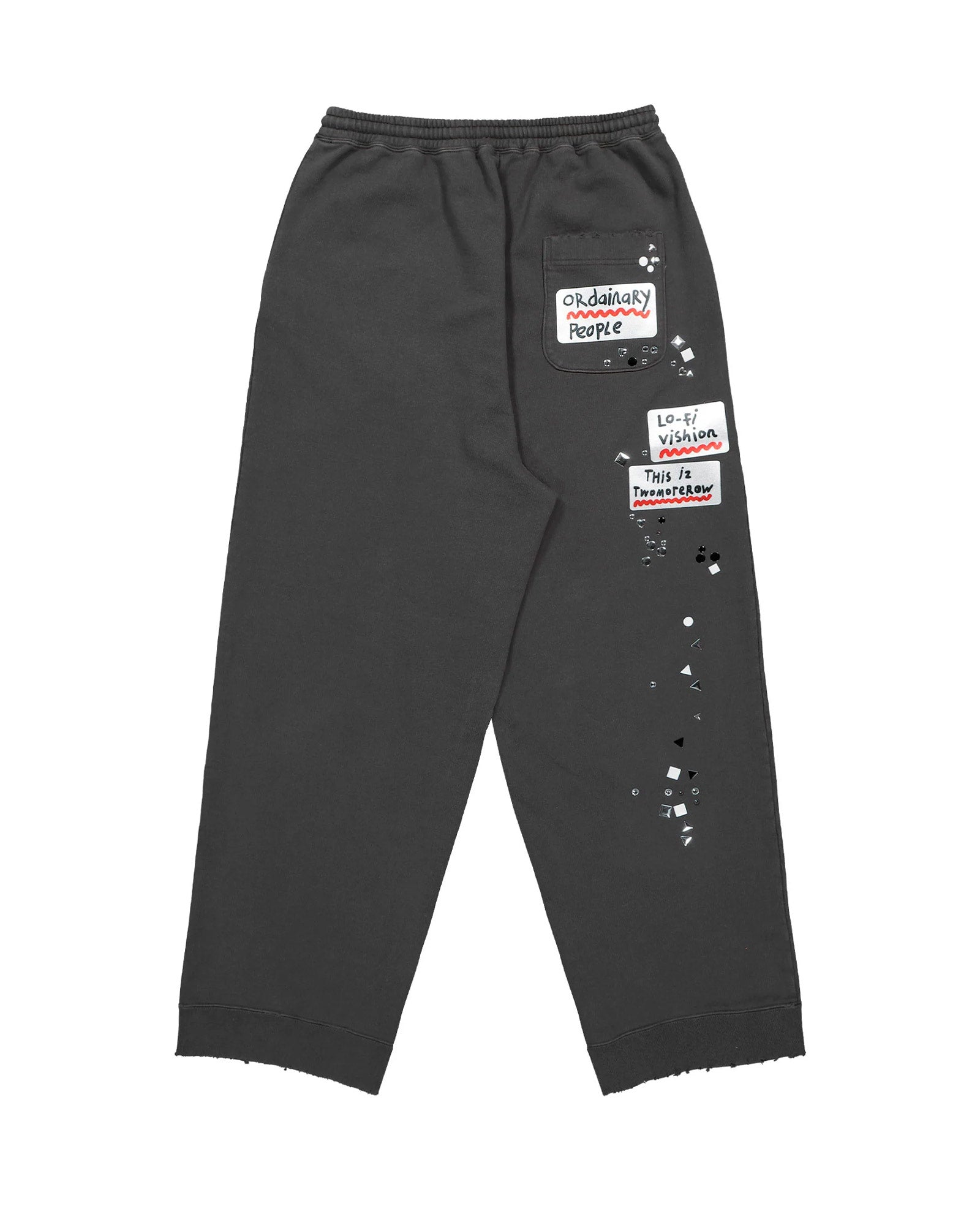 MIHARA YASUHIRO・ミハラヤスヒロ - スウェットパンツ "EMBELLISHED ST PT" / BLACK