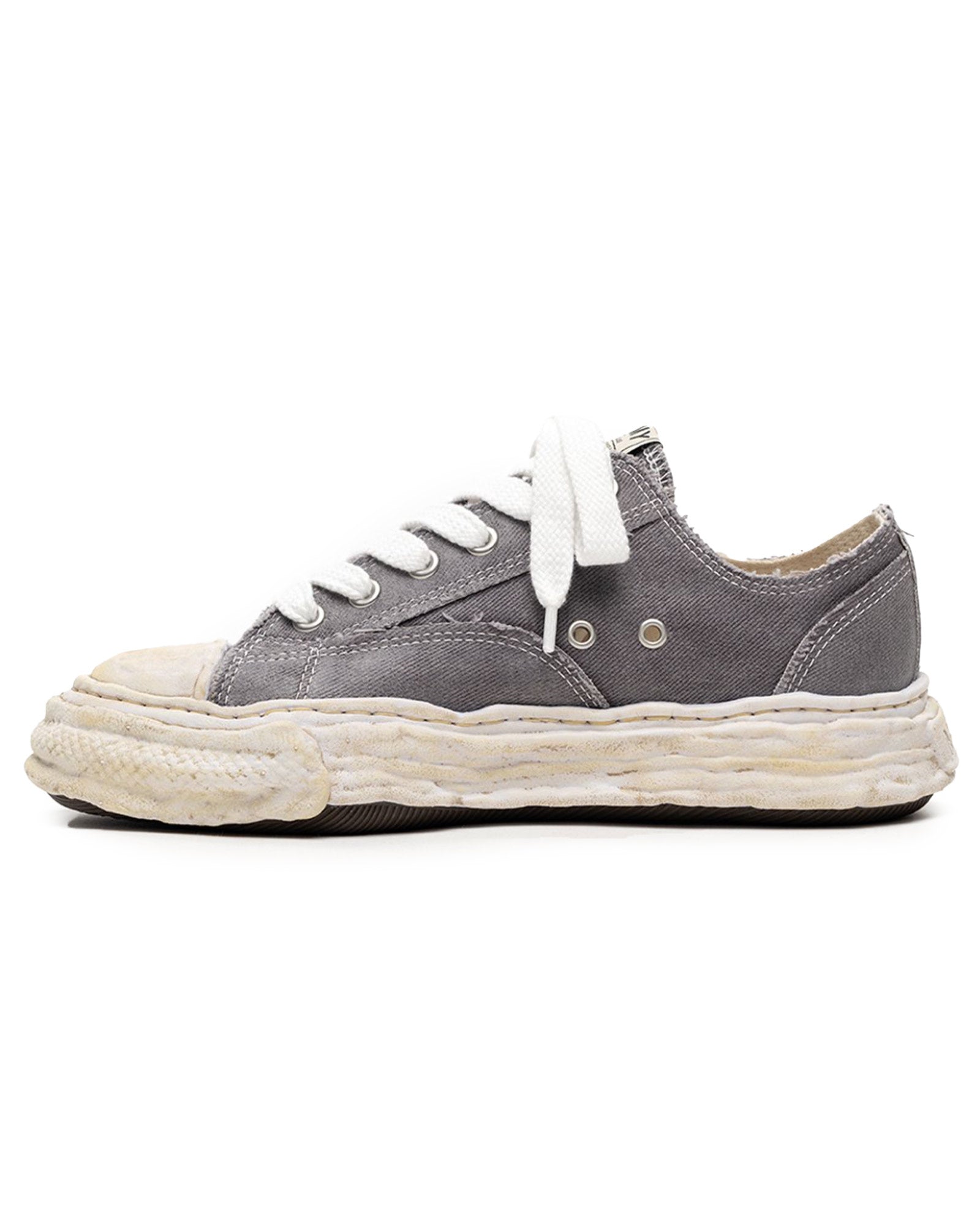 MIHARA YASUHIRO・Yasuhiro Mihara -  PETERSON23 BRUSHED TWILL LOW-TOP SNEAKERS / GRAY