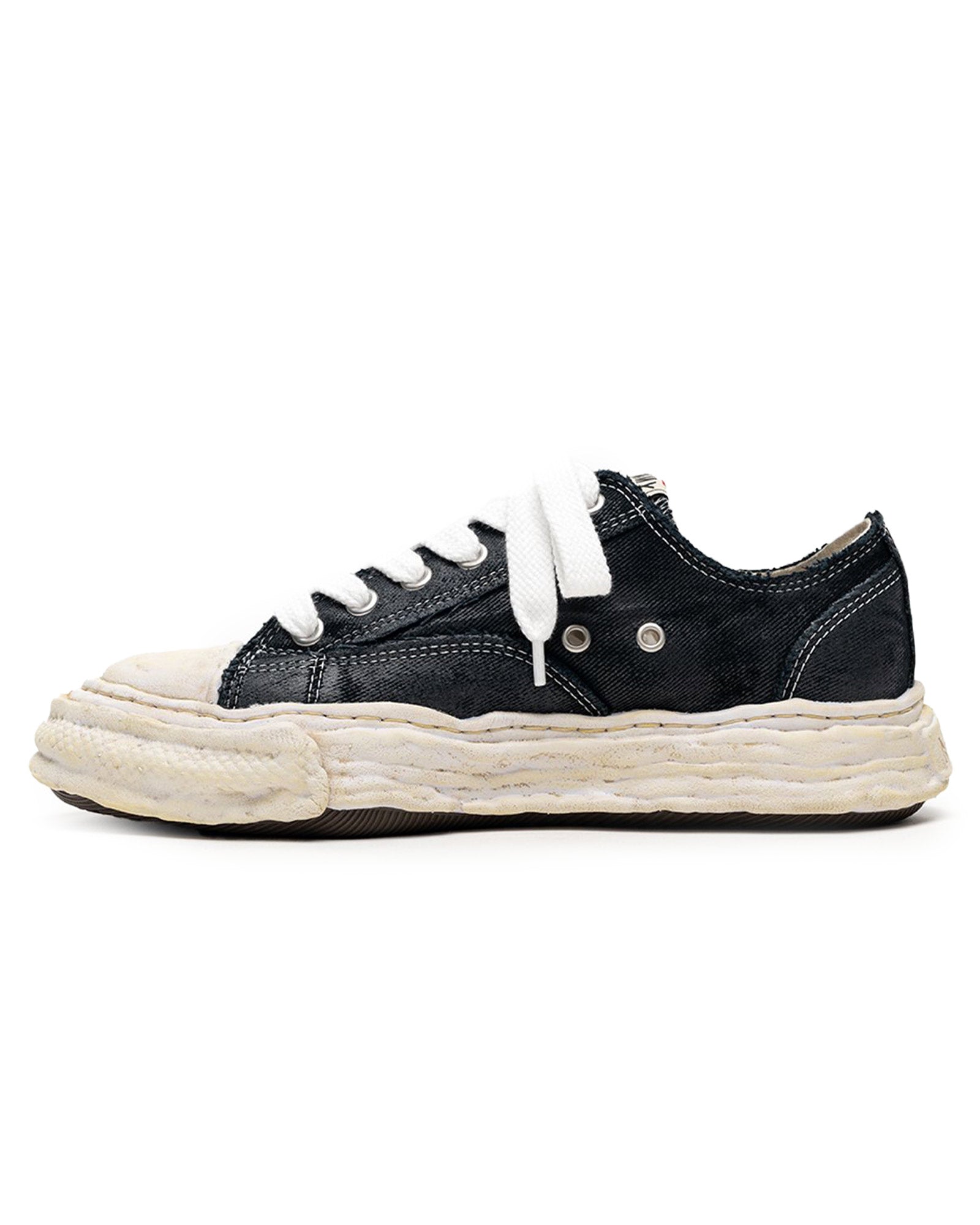 MIHARA YASUHIRO・Yasuhiro Mihara -  PETERSON23 BRUSHED TWILL LOW-TOP SNEAKERS / BLACK