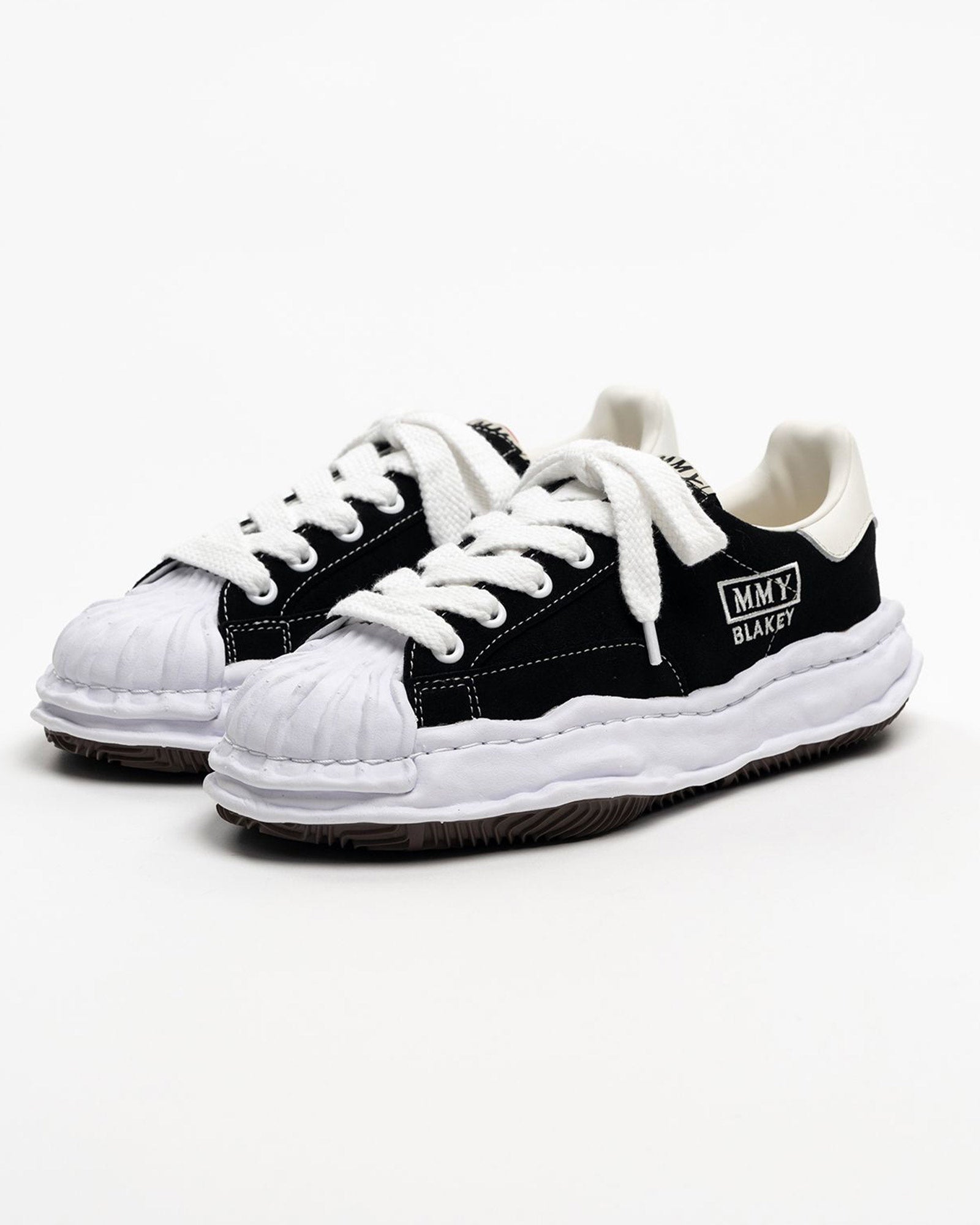 MIHARA YASUHIRO・ミハラヤスヒロ - ローカットスニーカー BLAKEY / ORIGINAL SOLE SUEDE LOW-TOP SNEAKER / BLACK