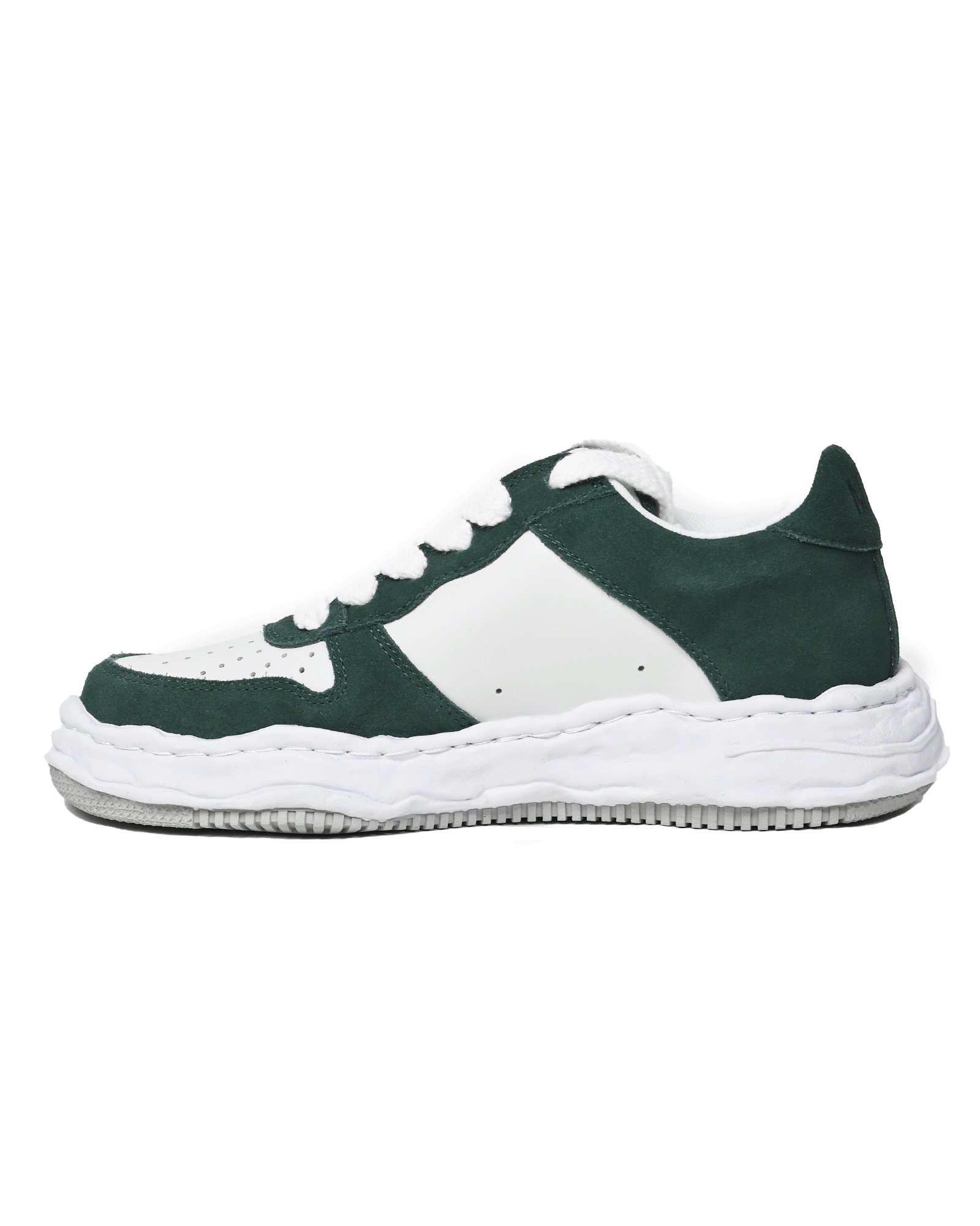 MIHARA YASUHIRO・ミハラヤスヒロ - ローカットスニーカー WAYNE / ORIGINAL SOLE SUEDE LOW-TOP SNEAKER / GRN/WHT