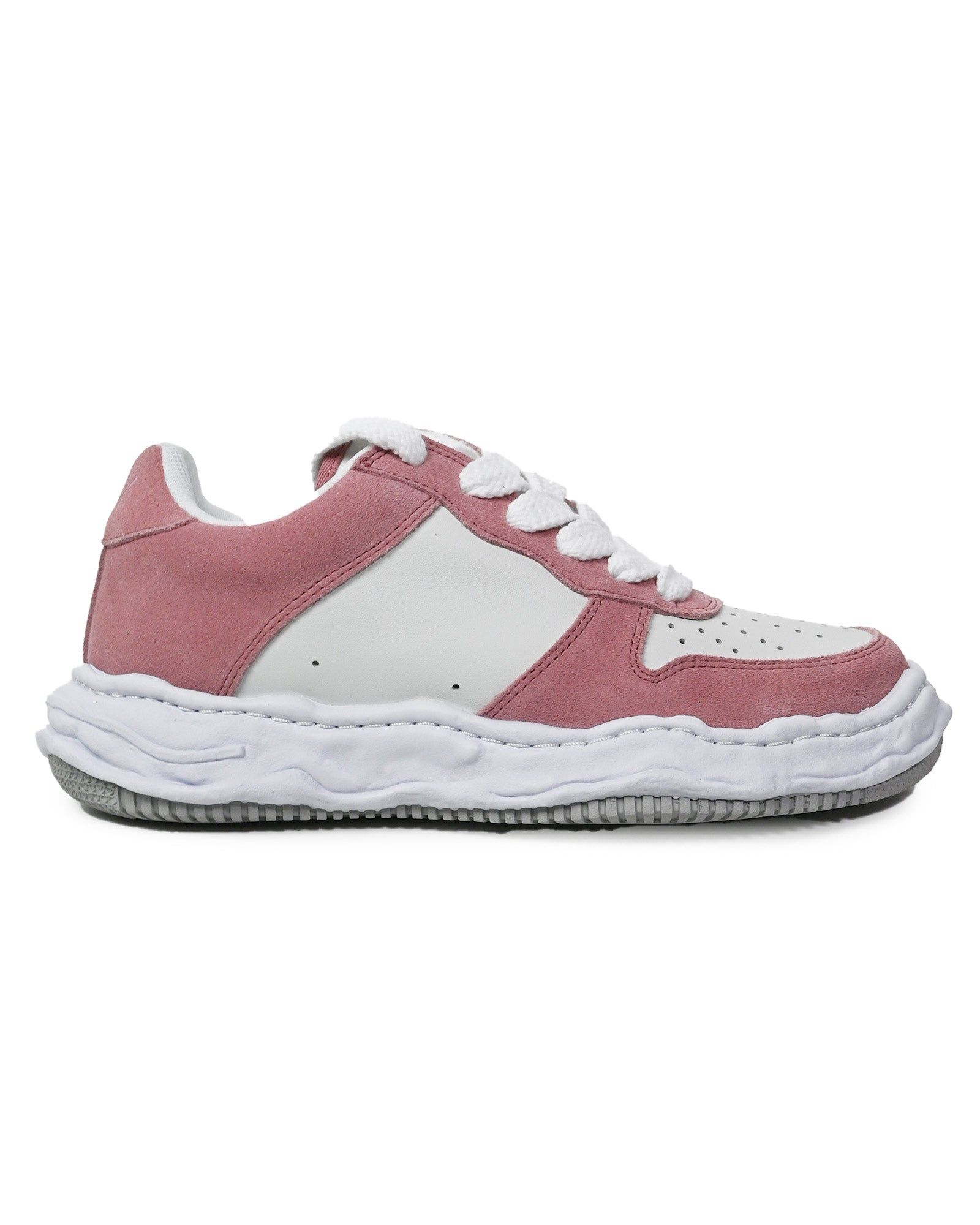 MIHARA YASUHIRO・ミハラヤスヒロ - ローカットスニーカー WAYNE / ORIGINAL SOLE SUEDE LOW-TOP SNEAKER / PNK/WHT