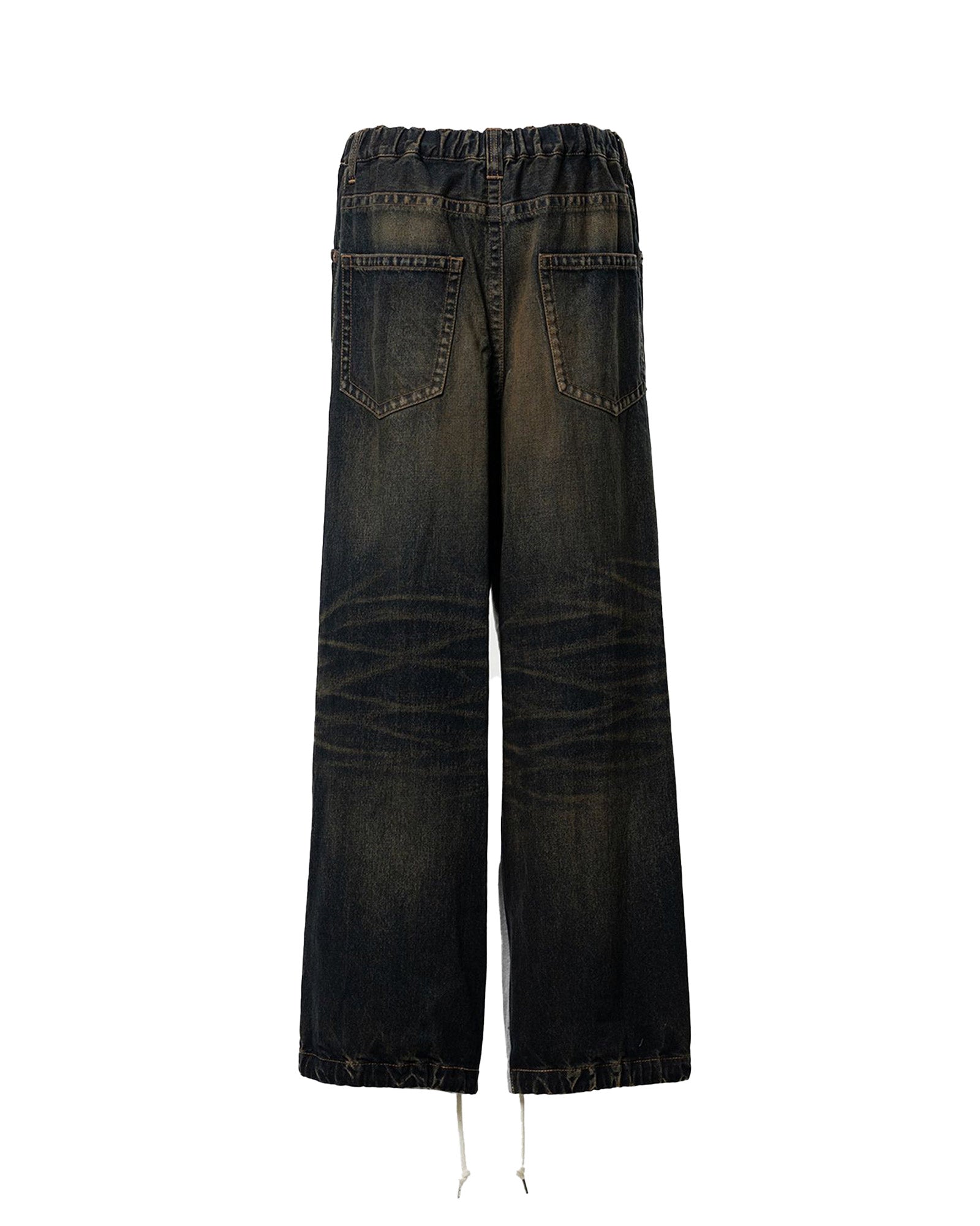 MIHARA YASUHIRO・ミハラヤスヒロ - スウェットパンツ COMBINED DENIM×SWEAT PT / INDIGO