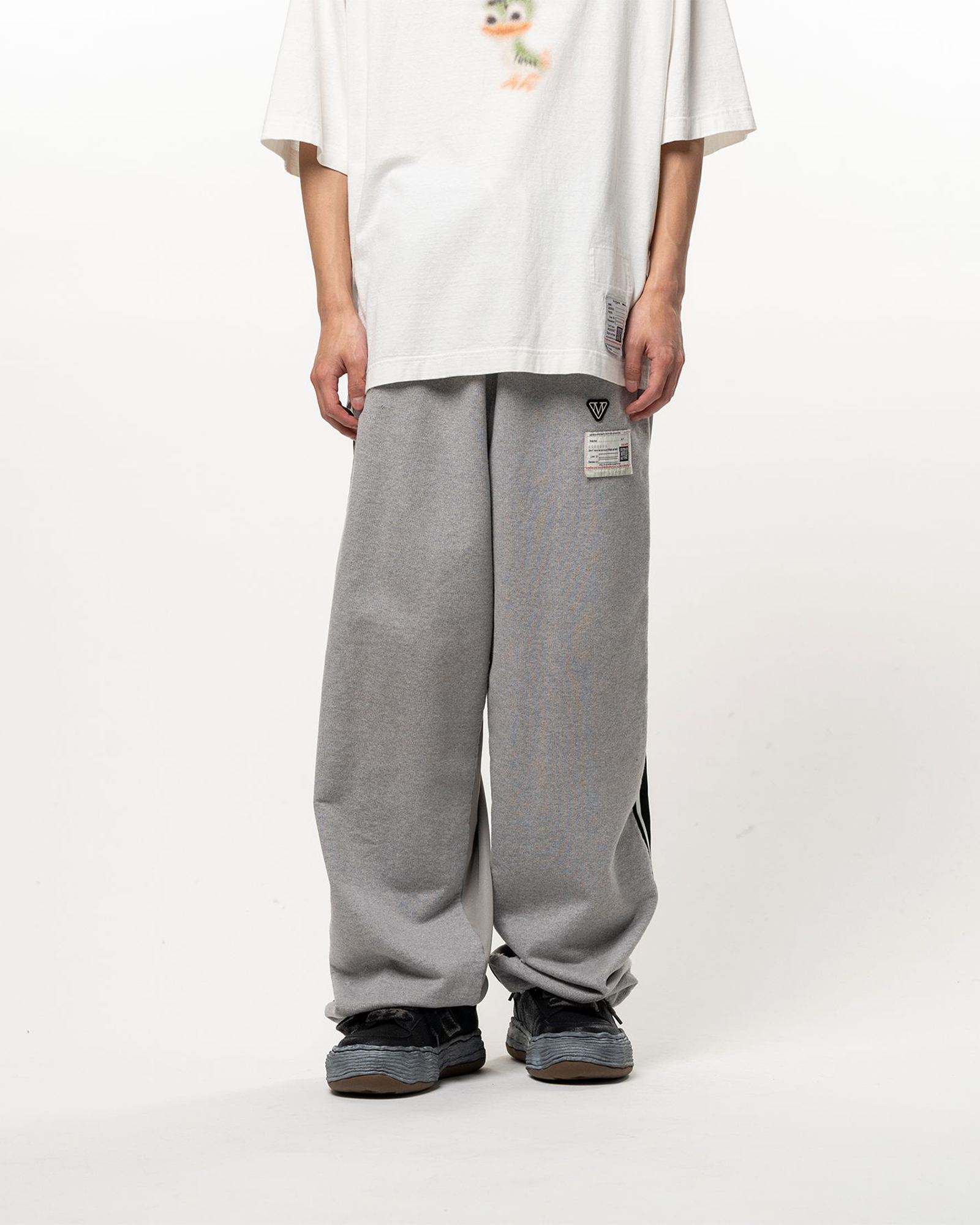 MIHARA YASUHIRO・ミハラヤスヒロ - その他パンツ TRACK PANTS COMBINED SWEAT PANTS / GRAY