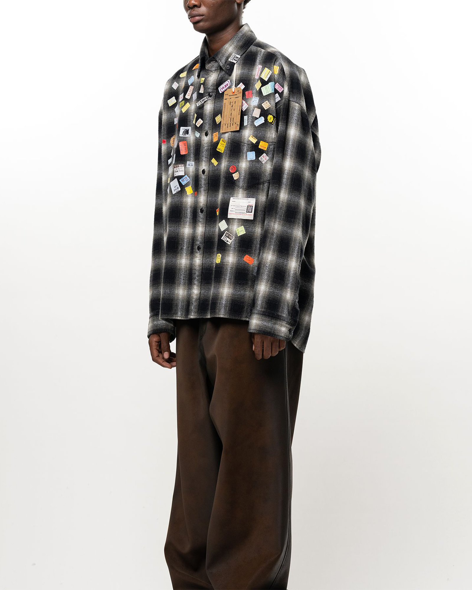 MIHARA YASUHIRO・Yasuhiro Mihara -  PRICE STICKER CHECK SH / BLACK