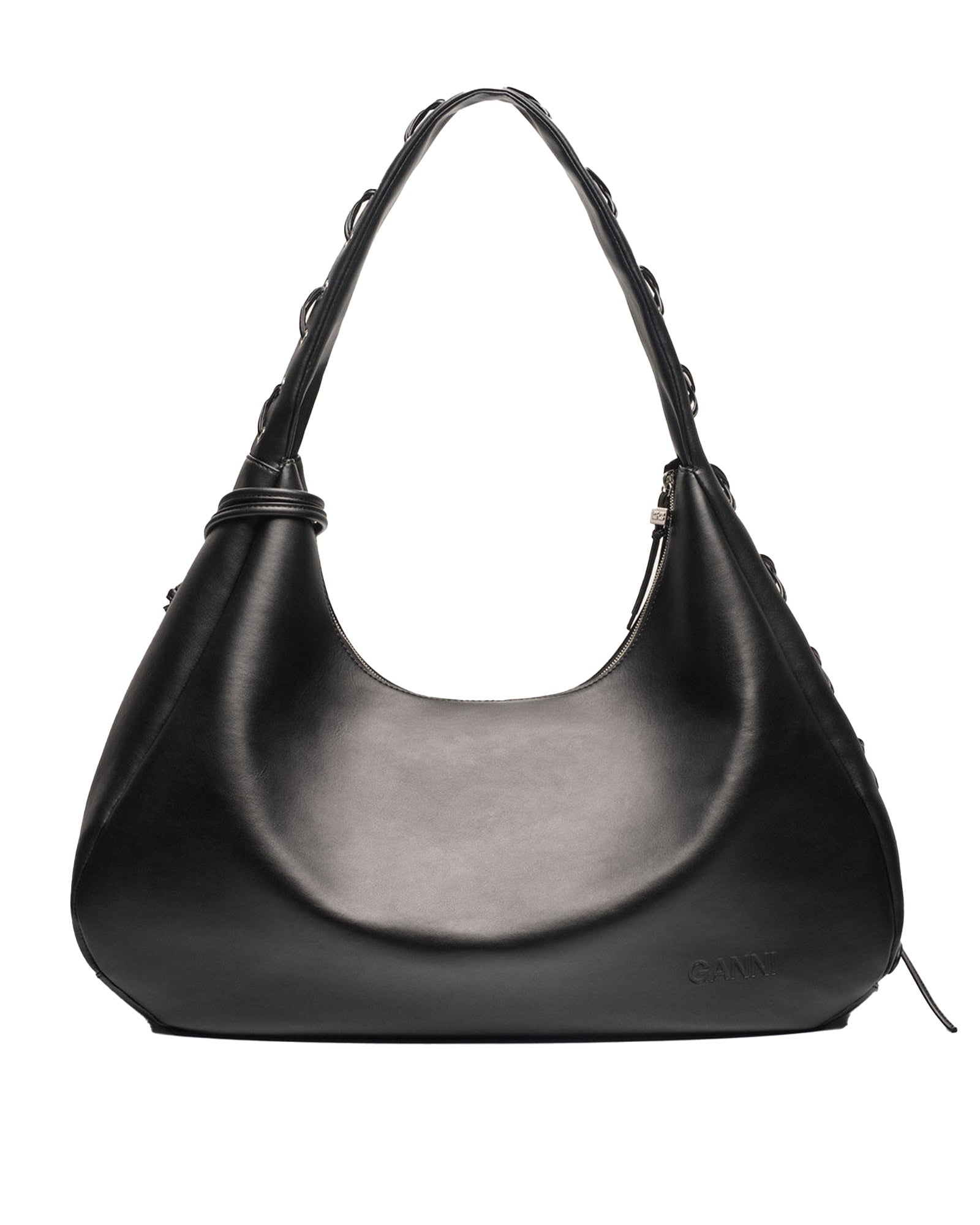 GANNI・ガニー - ショルダーバッグ HOBO XXL / BLACK