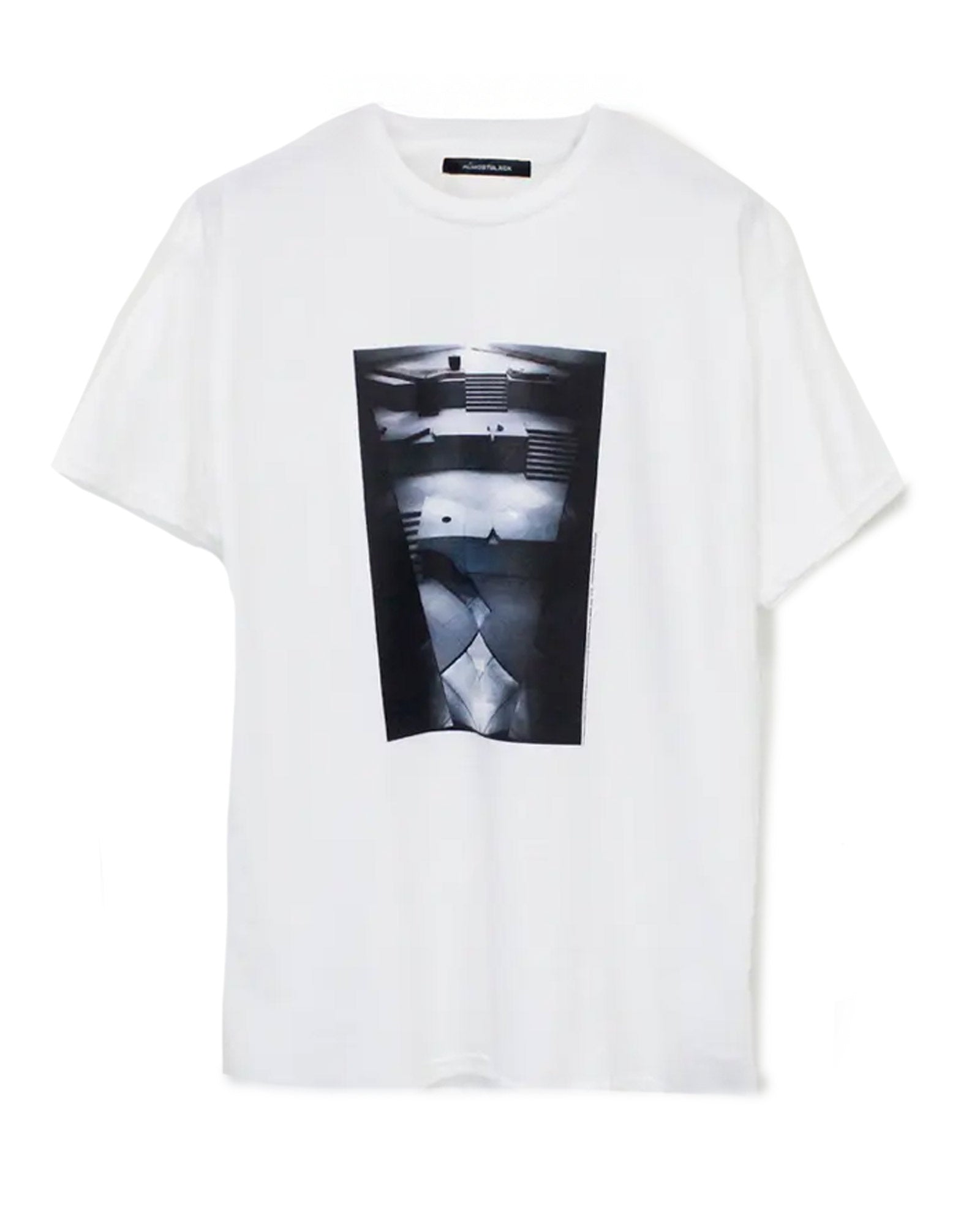 ALMOST BLACK・オールモスト ブラック -  ISAMU NOGUCHI PRINT T-SHIRTS / WHITE