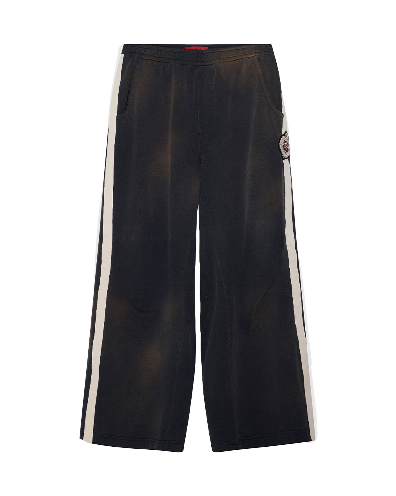 ACADEMY RIPPED TRACK PANT / VINTAGE BLACK