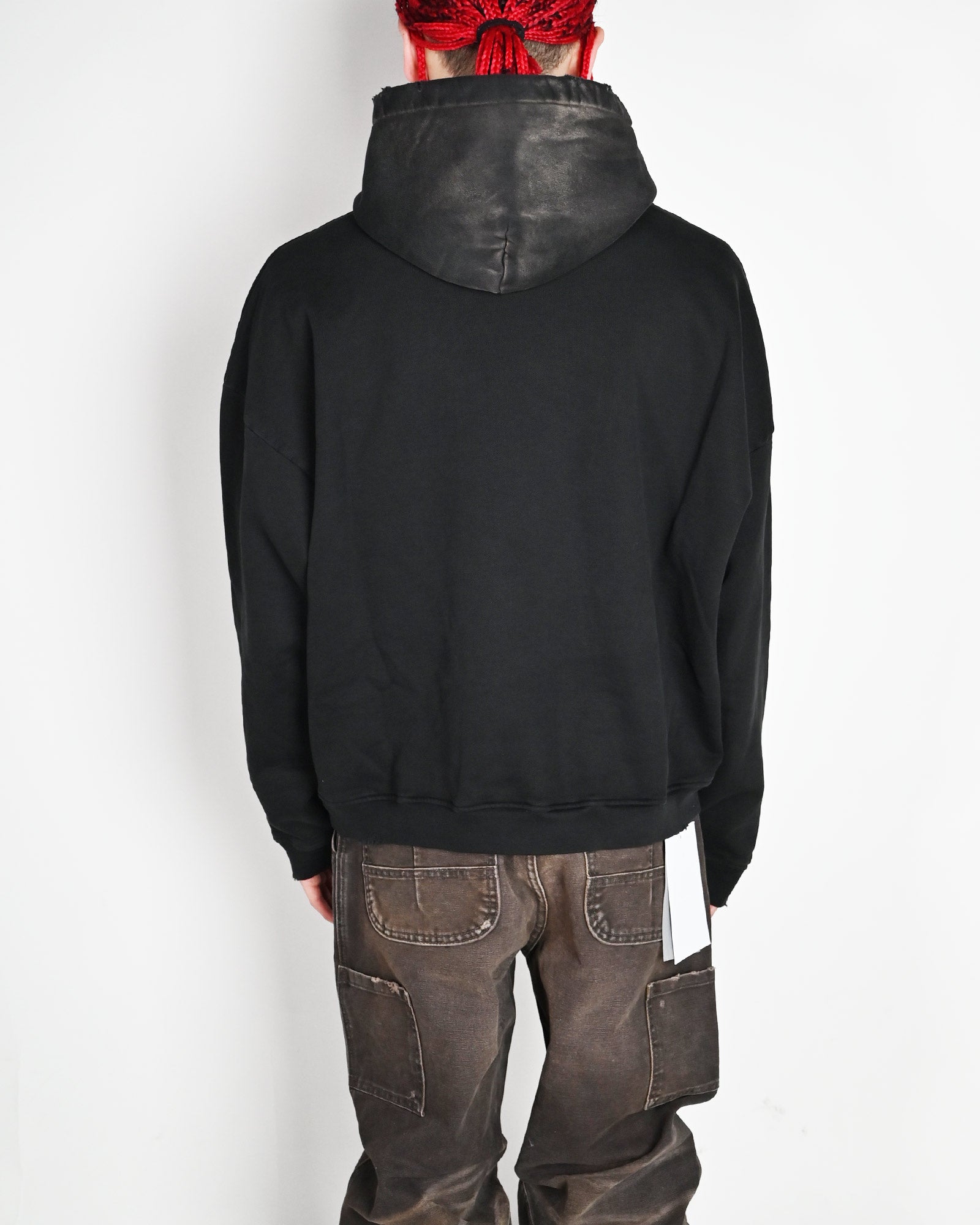 ALEXANDER DIGENOVA・アレキサンダー・ディジェノバ - パーカー・フーディ TRUTH SERUM SHRUNKEN HOODIE / SPECIAL BLACK