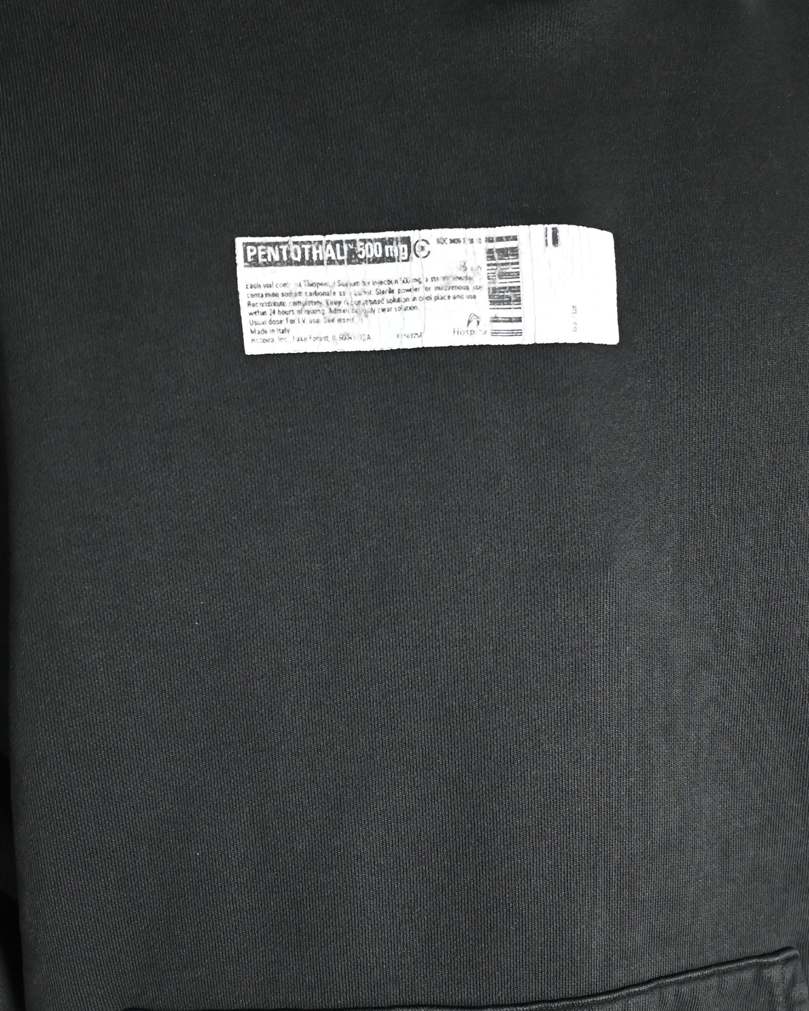 ALEXANDER DIGENOVA・アレキサンダー・ディジェノバ - パーカー・フーディ TRUTH SERUM SHRUNKEN HOODIE / SPECIAL BLACK