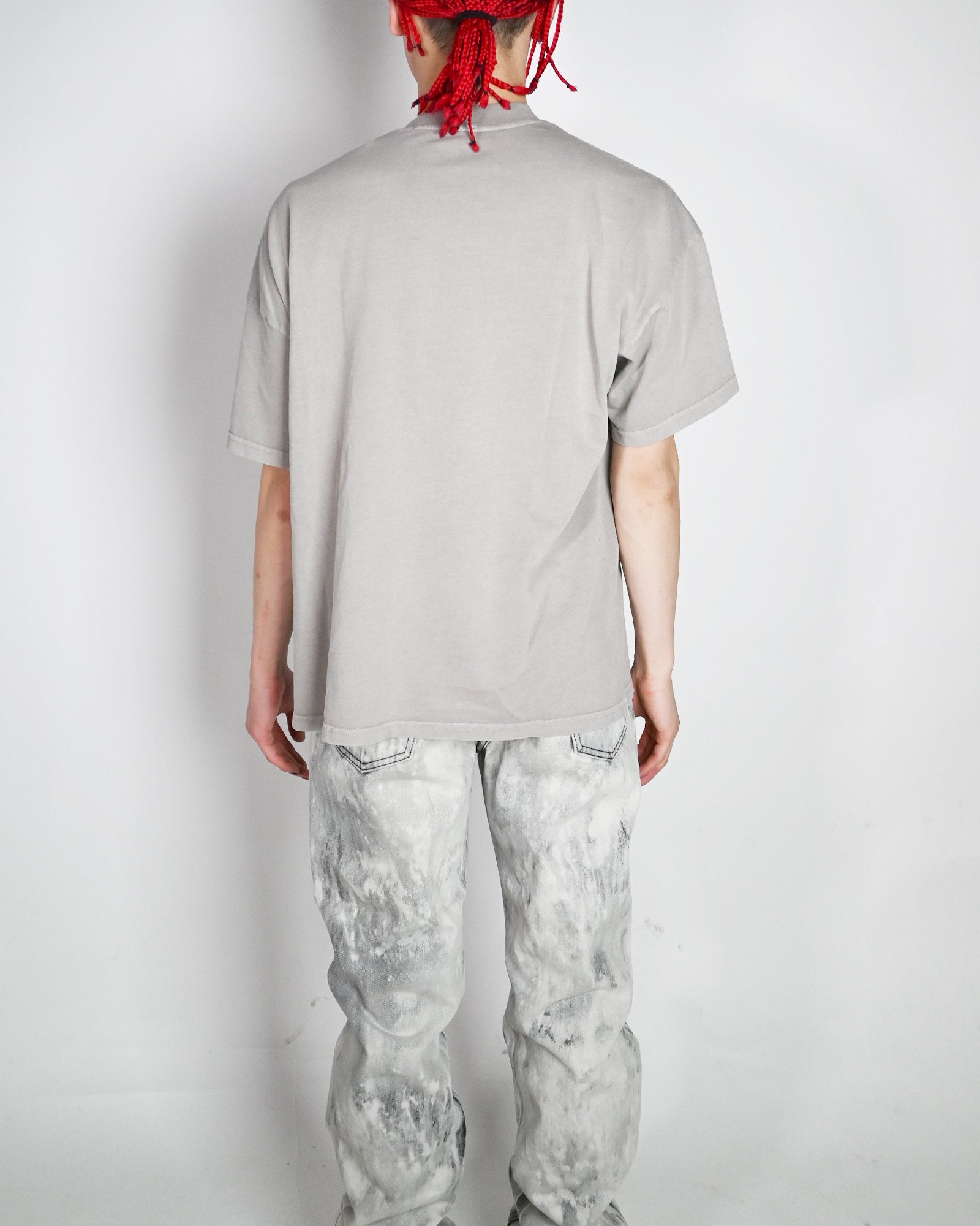 ALEXANDER DIGENOVA・アレキサンダー・ディジェノバ - Tシャツ・カットソー TAPED PATCH T-SHIRT / LIGHT GREY
