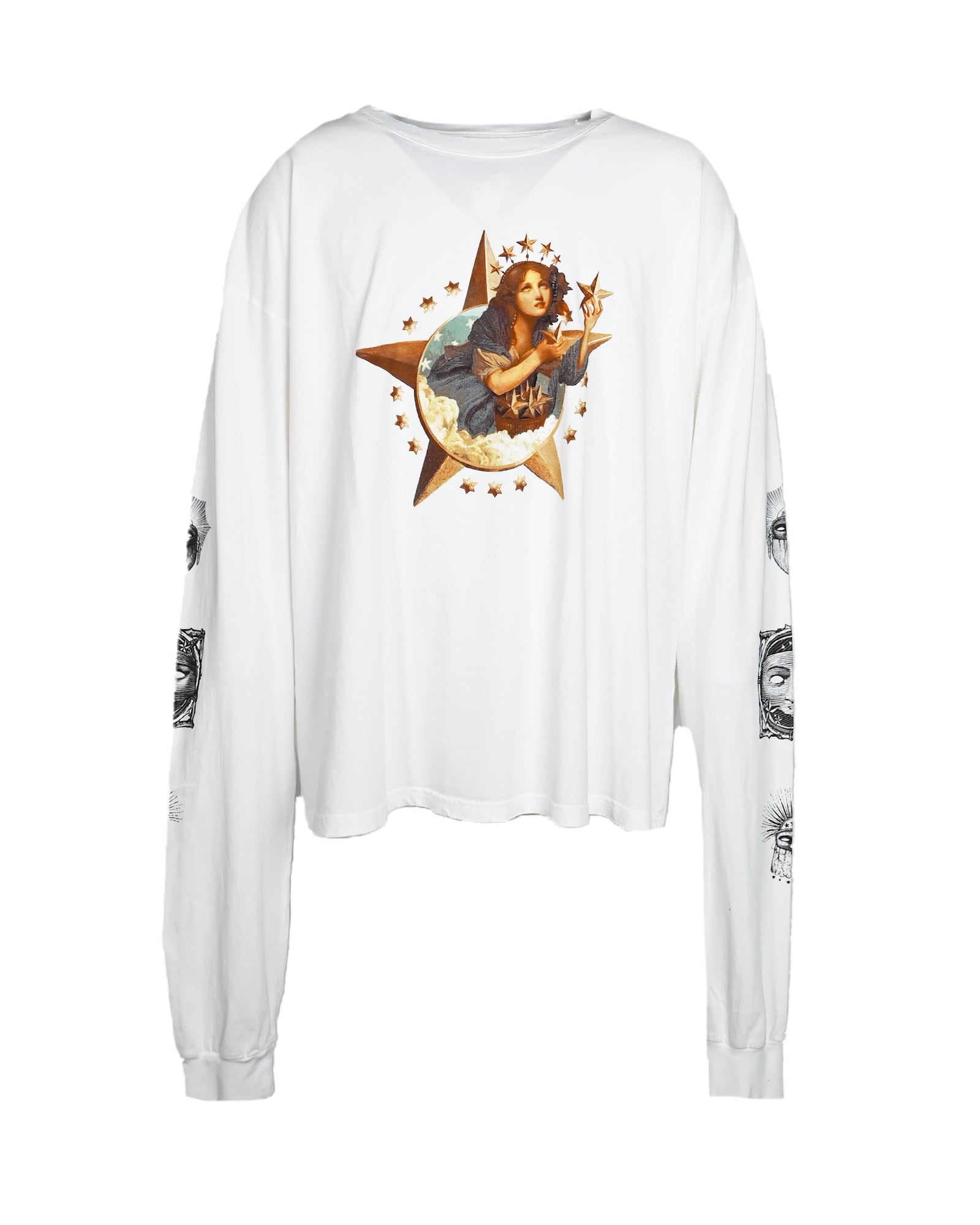 ALCHEMIST・アルケミスト - L/S Tシャツ STAR GIRL LONG SLEEVE TEE / WHITE