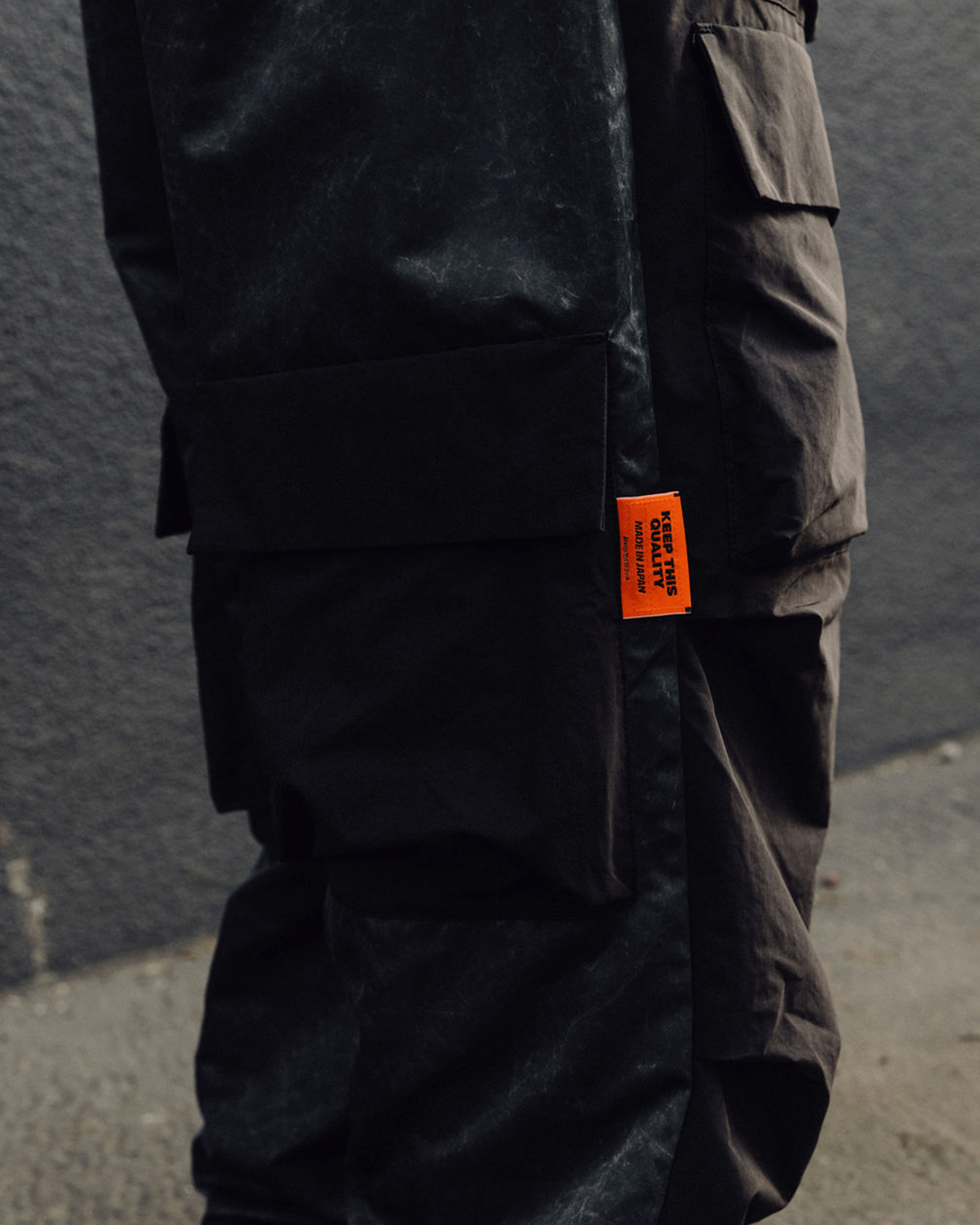 ALWAYS OUT OF STOCK × WIDE FATIGUE PANTS / BLACK