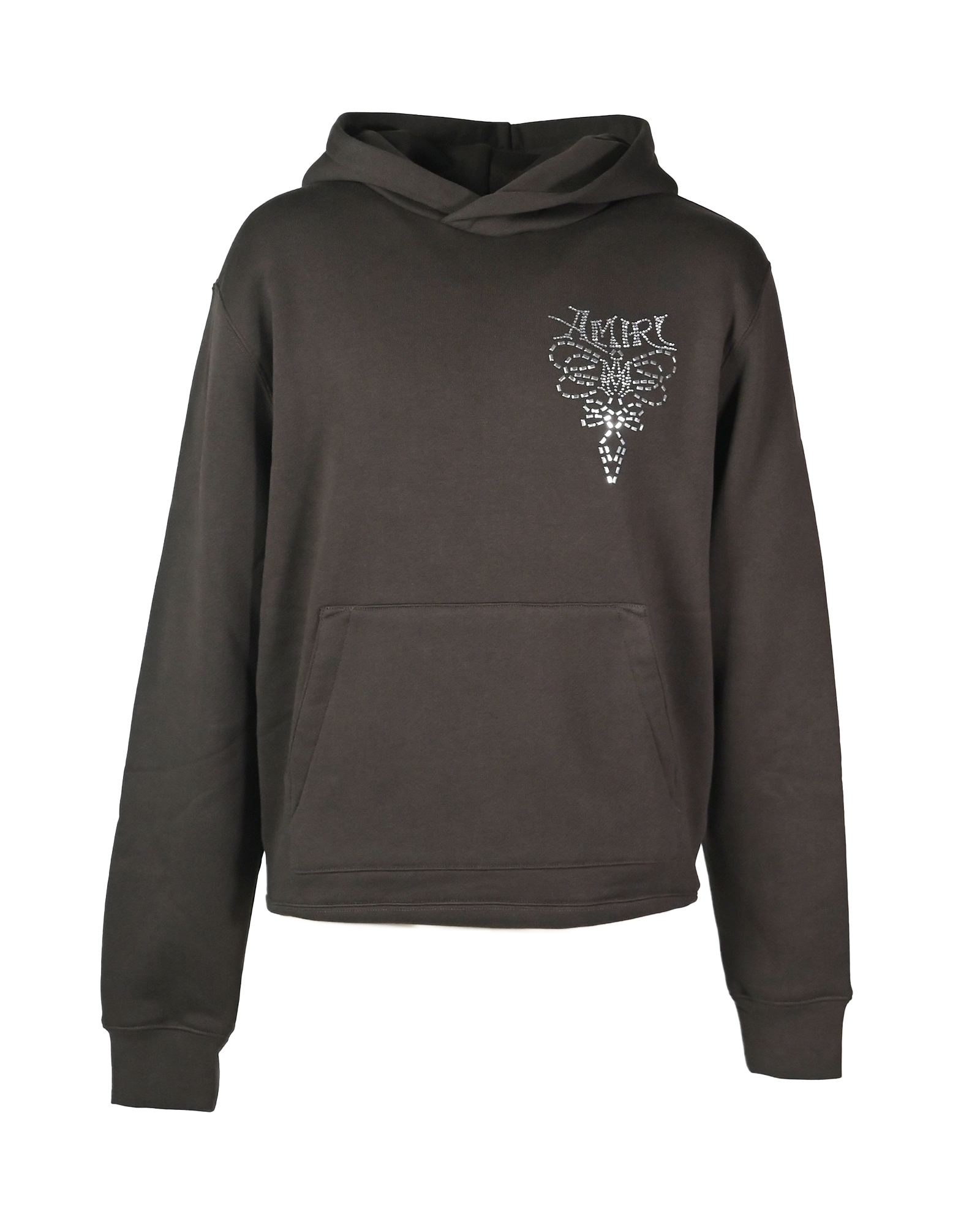 AMIRI LASSO EMBROIDERED HOODIE 
/ HUSK
