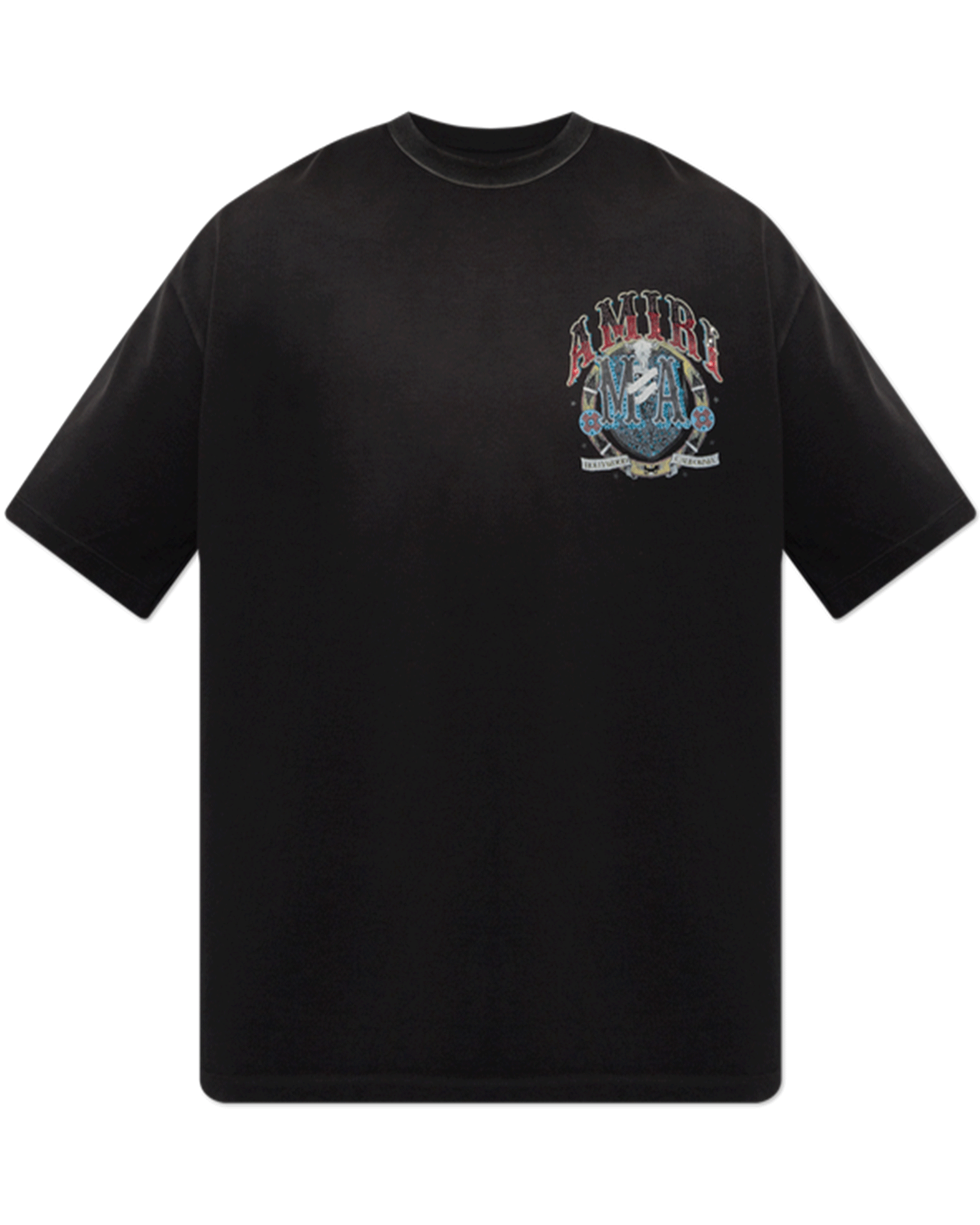 AMIRI・アミリ - トップス CRYSTAL AMIRI HOLLYWOOD OS TEE 
/ BLACK