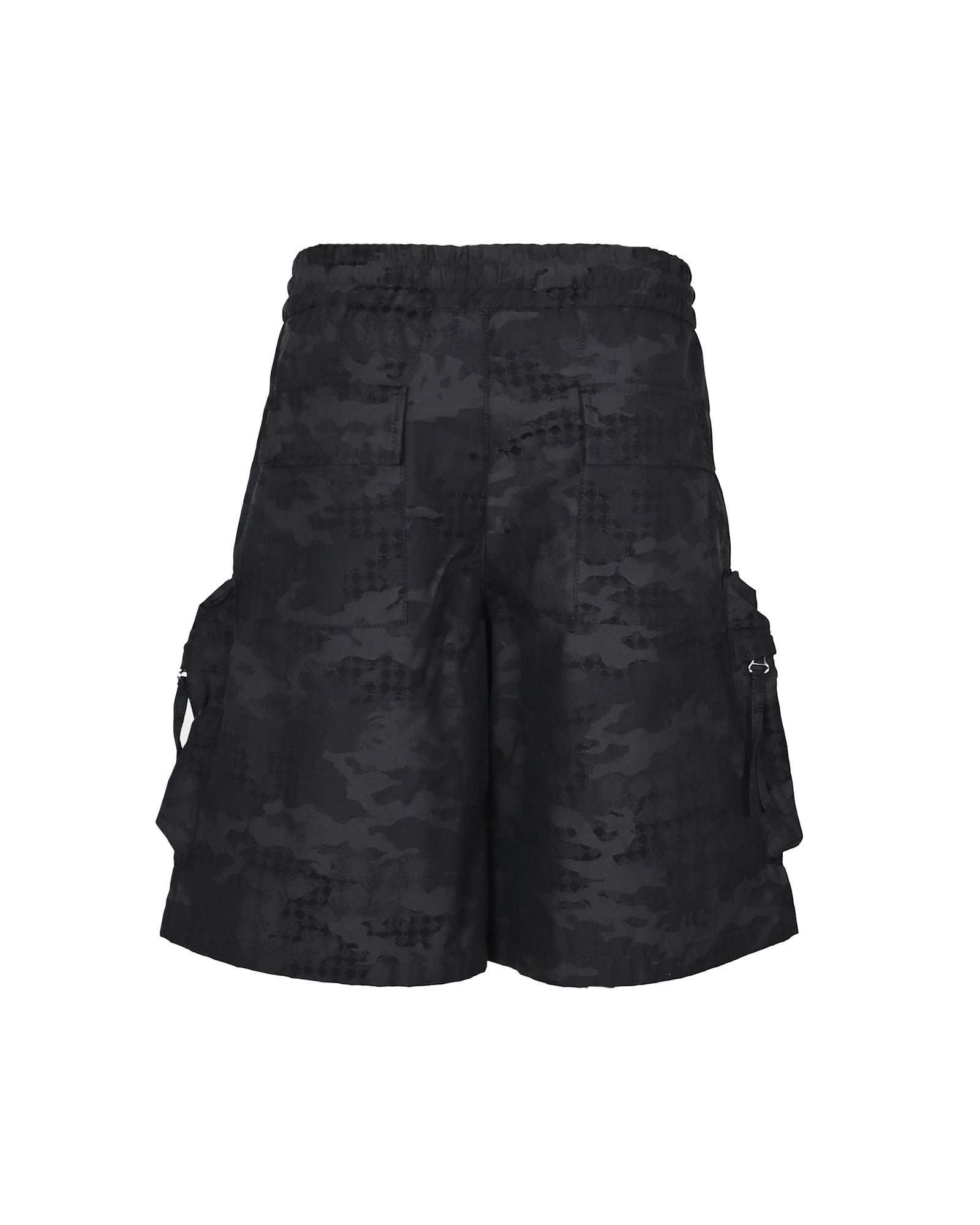 AMIRI・アミリ - カーゴパンツ MA CAMO JACQ CARGO SHORT / BLACK